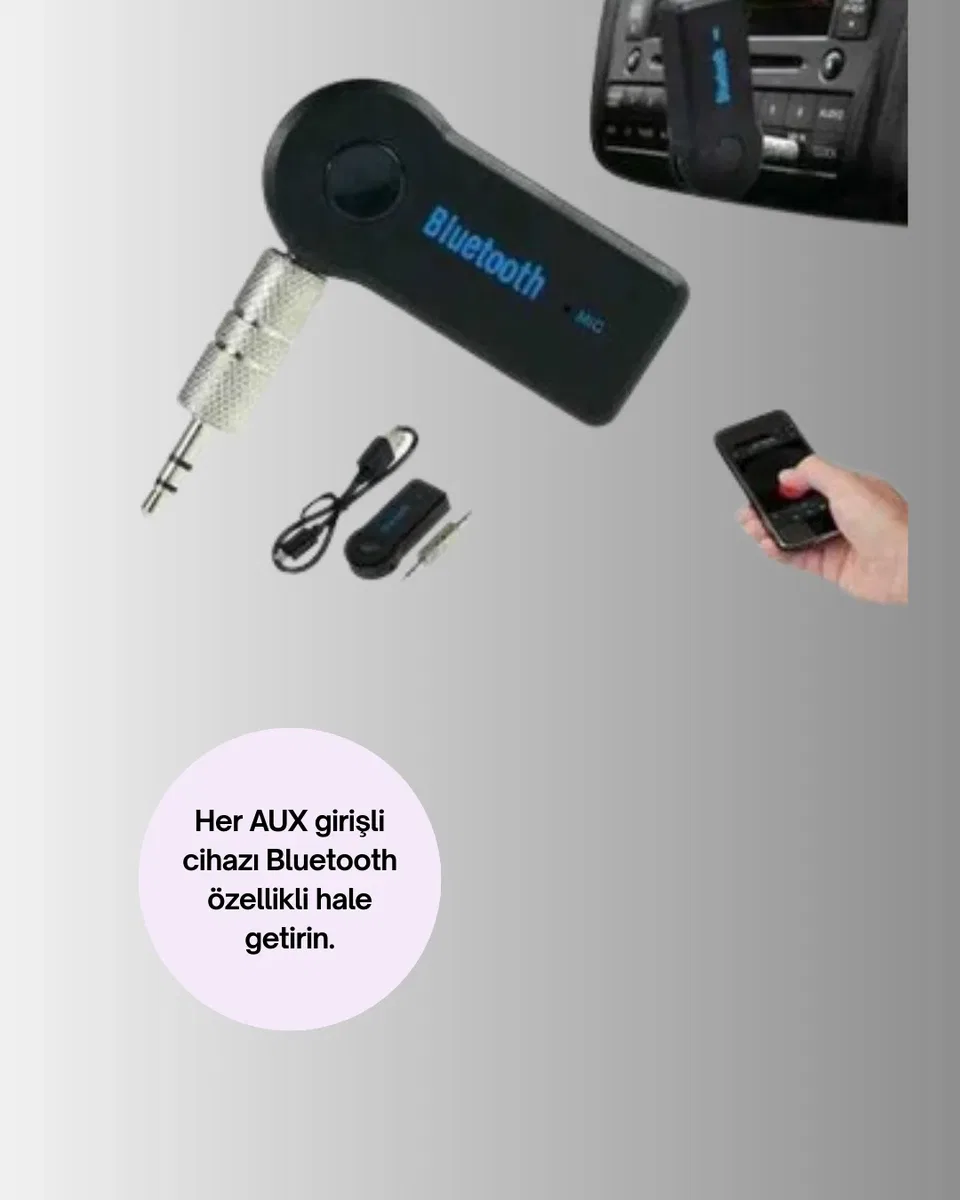 Kablosuz Bağlantı ile Müzik ve Görüşme Araç Kiti görsel 2