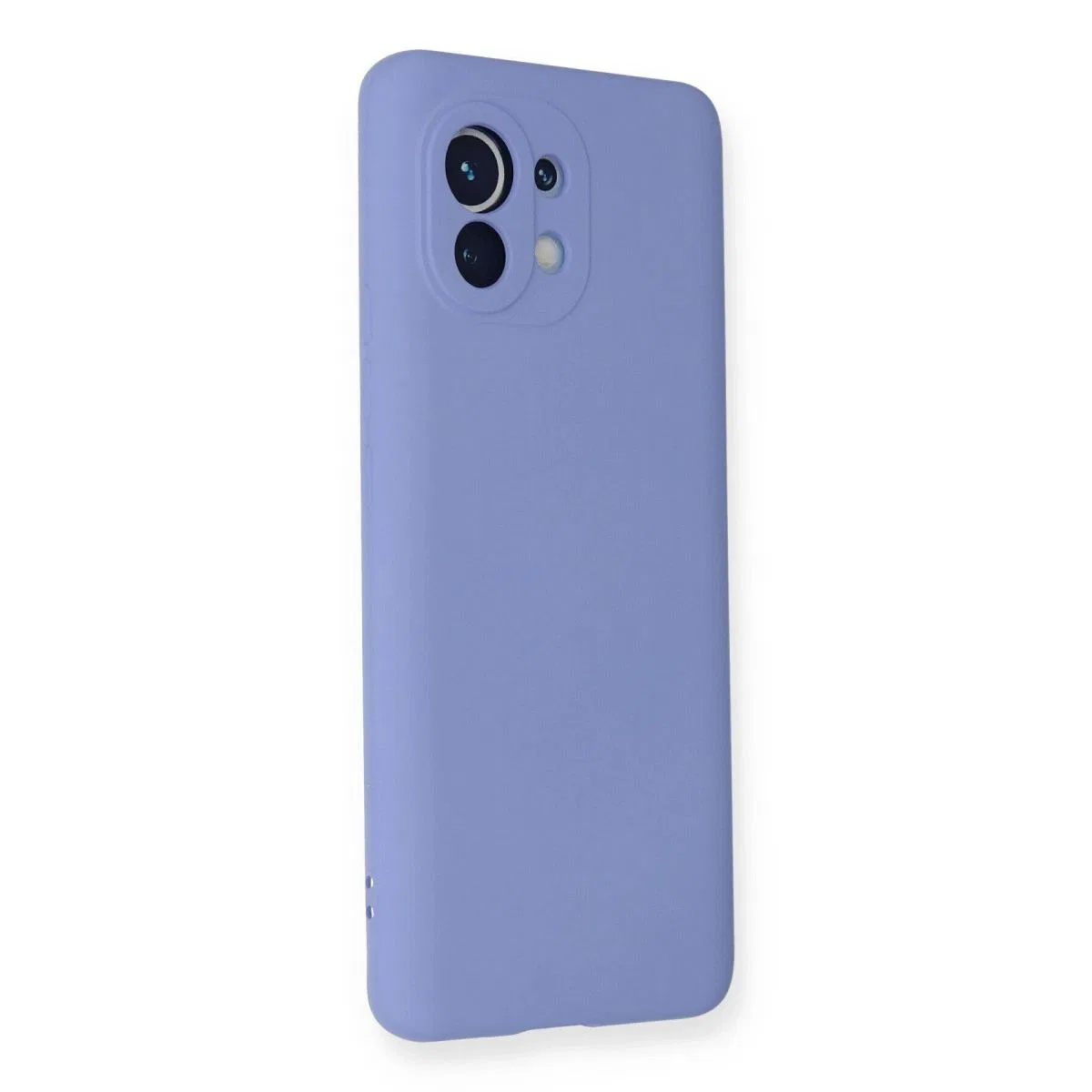 Xiaomi Mi 11 Kılıf Nano İçi Kadife Silikon - Lila görsel 2