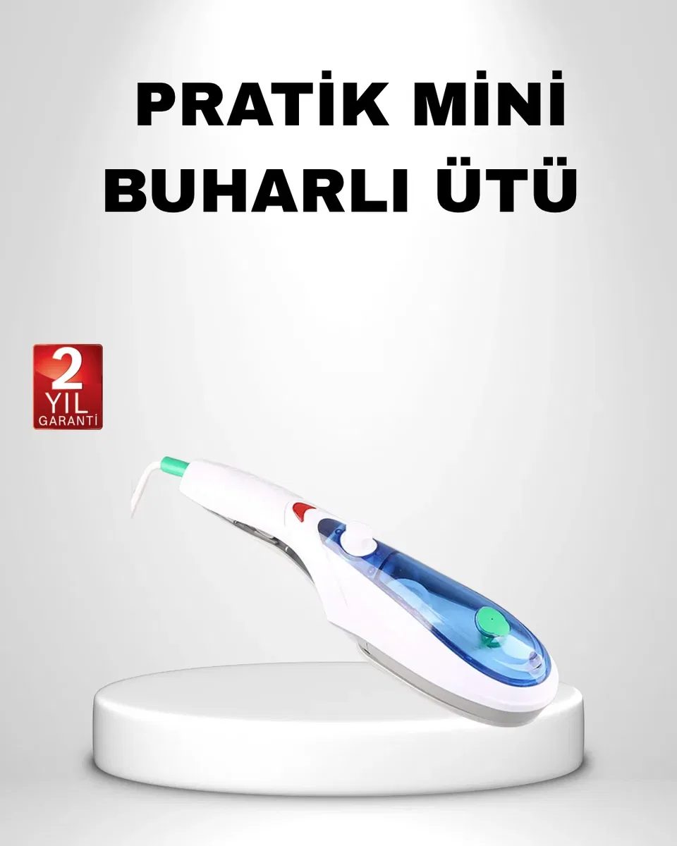 Buharlı El Ütüsü Hızlı Isınan, Koku Giderici, Taşınabilir