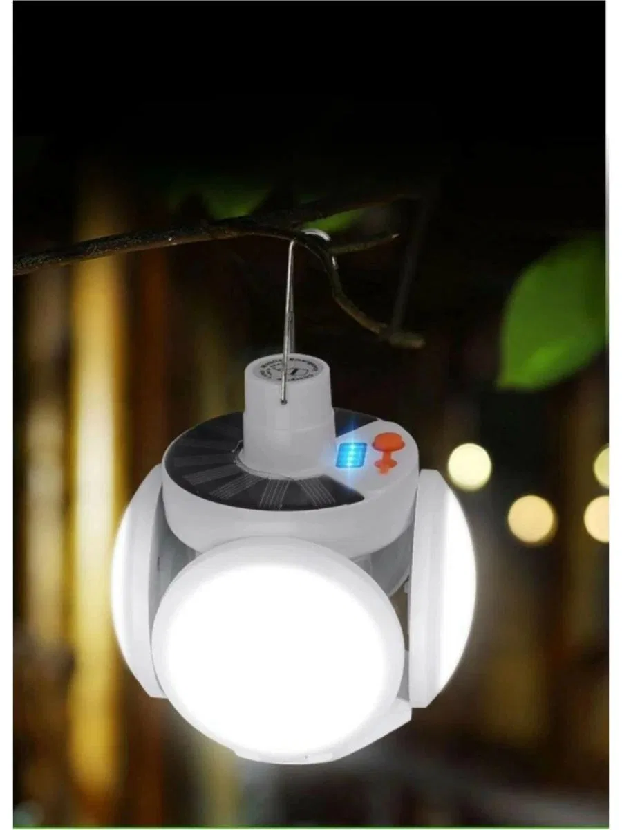 P-038 Solar Güneş Enerji Ve Usb Sarjli 5 Kanatlı görsel 3