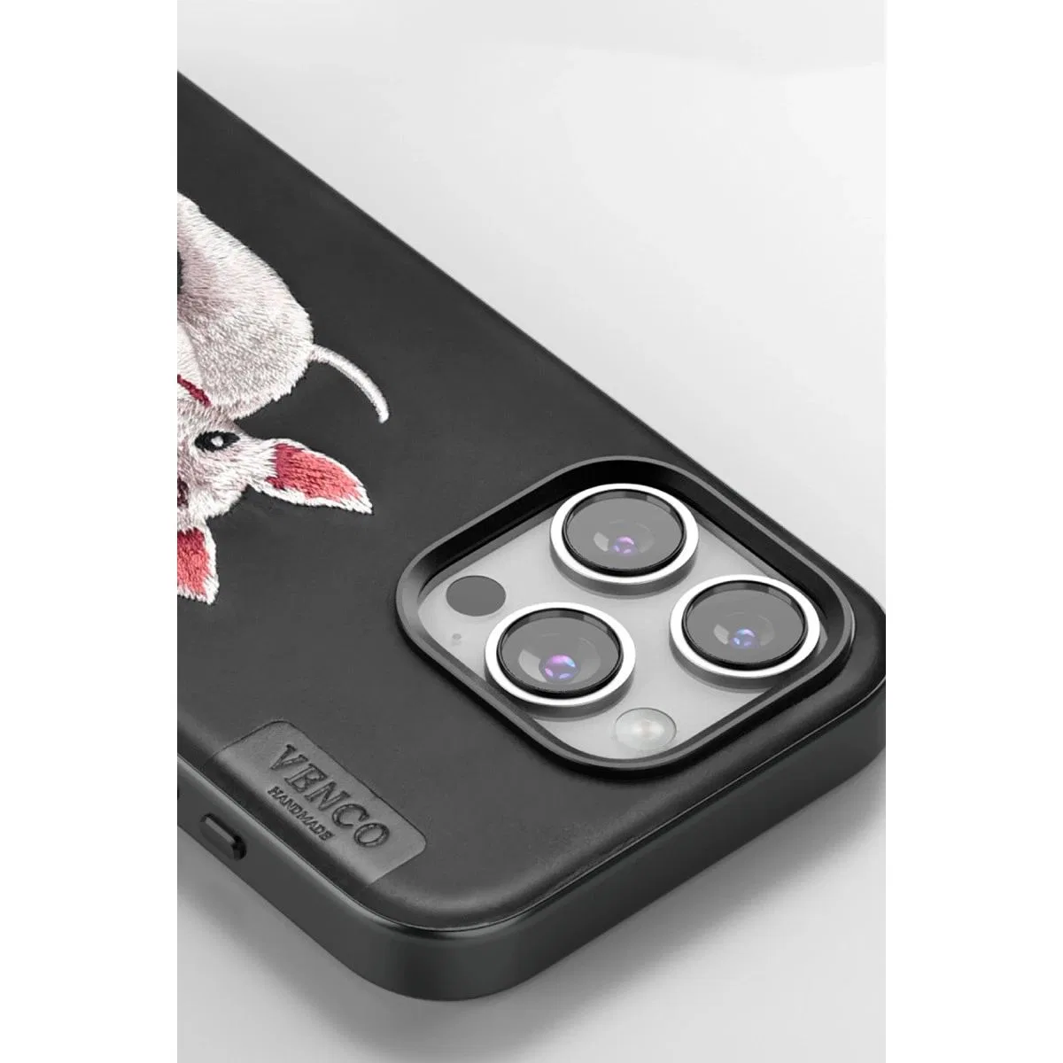 Venco Apple İphone 16 Pro Max Perma Desenli Kapak - Siyah görsel 2