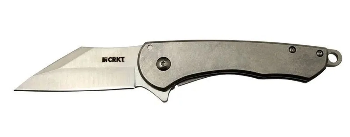 Crkt Jettison 6820 Wy Beyaz Kamp / Outdoor Çakı 18, 5cm - Yarı Otomatik, Kemerlikli, Kutulu