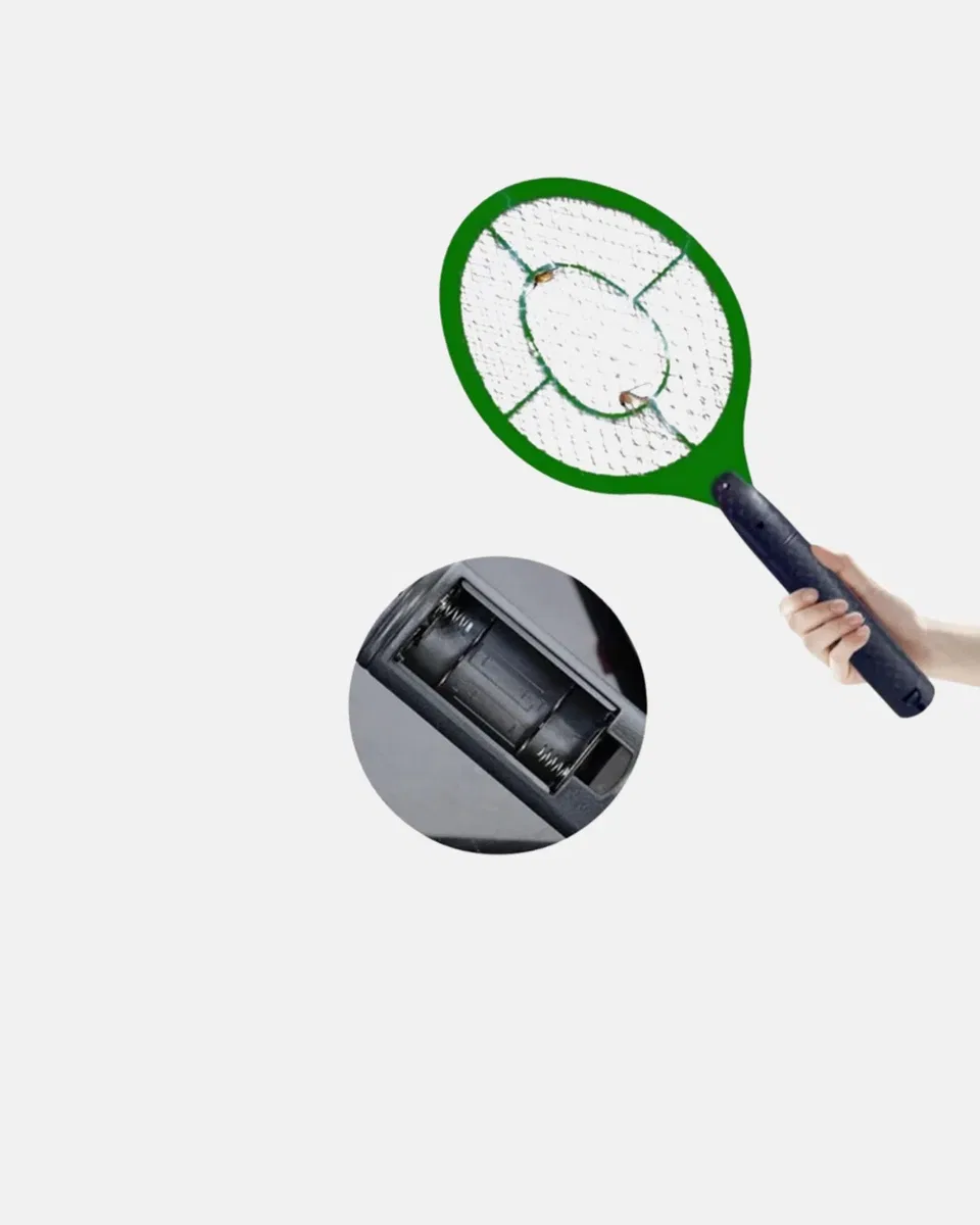 Yüksek Gerilimli Elektronik Sinek Raket – Sessiz, Kimyasız ve Güvenli Kullanım görsel 3