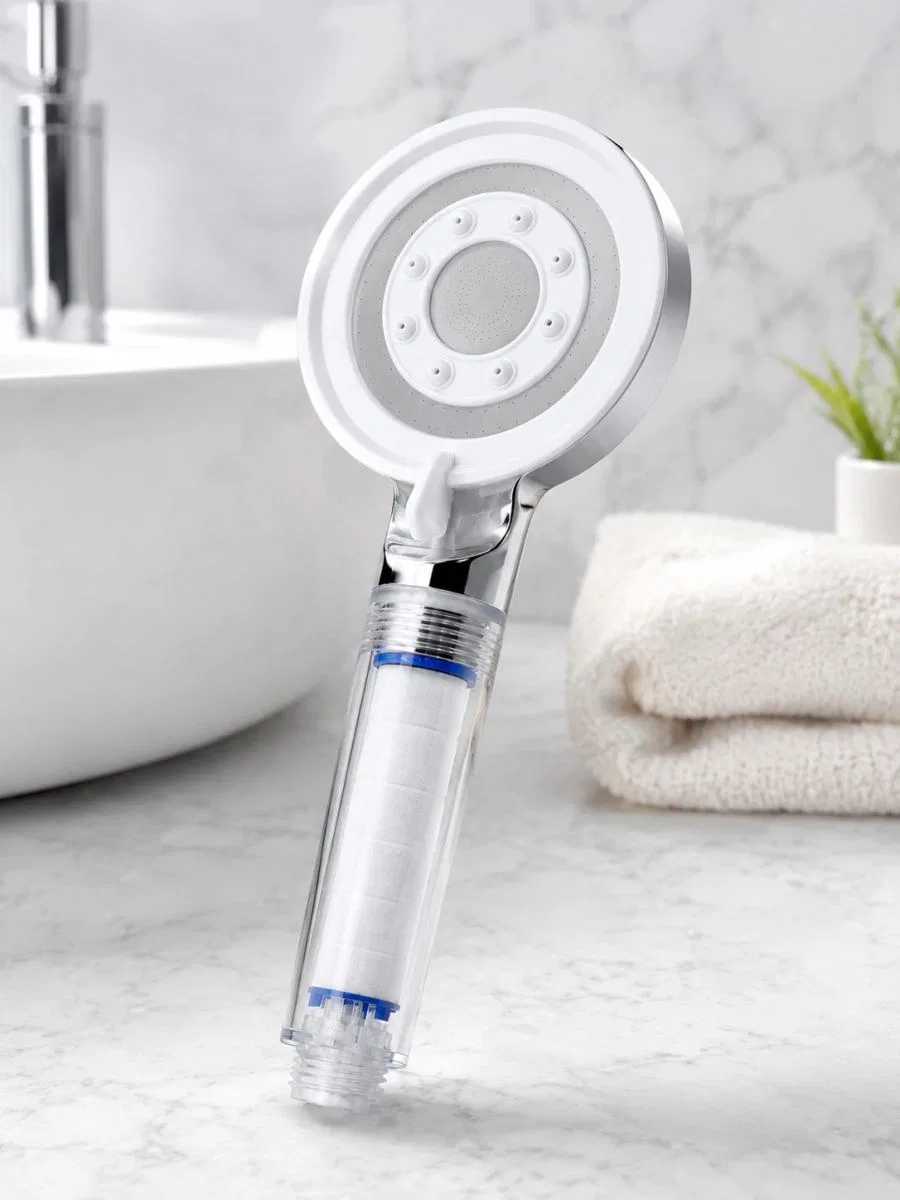 Su Tasarruflu Filtreli Duş Başlığı Yüksek Basınçlı Modern Duş Başlığı görsel 3