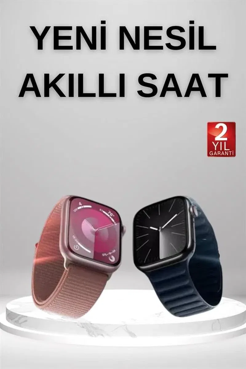 Akıllı Saat İos Andorid Destekli Arama Özeliği Sensörlü Bluetooth Bağlantılı görsel 2