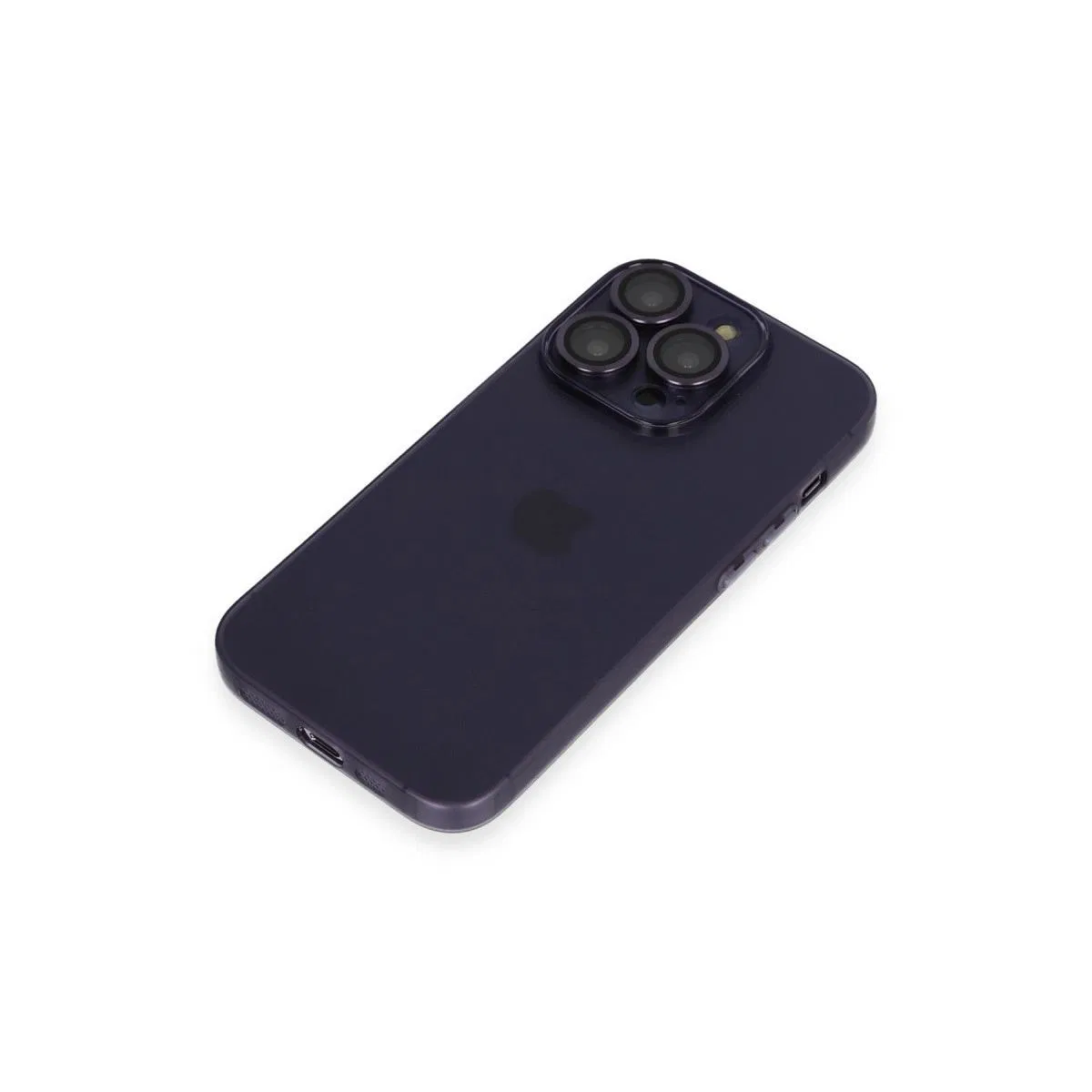 Apple İphone 14 Pro Max Kılıf Luko Lens Silikon - Siyah görsel 6