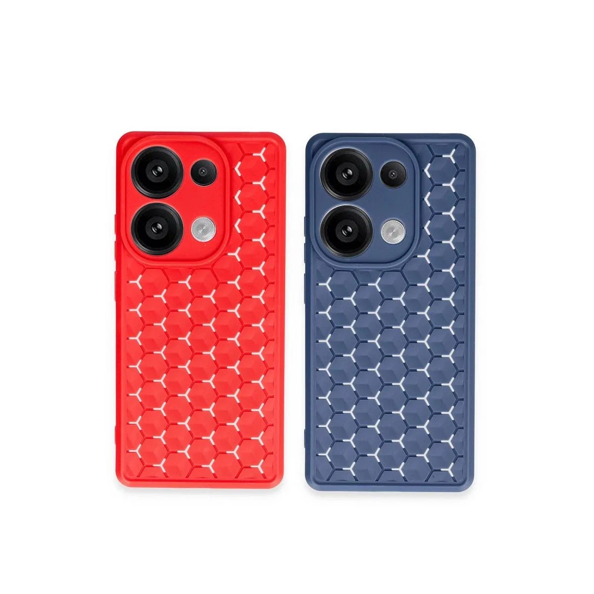Xiaomi Redmi Note 13 Pro 5g Kılıf Petek Silikon Kapak - Siyah görsel 2