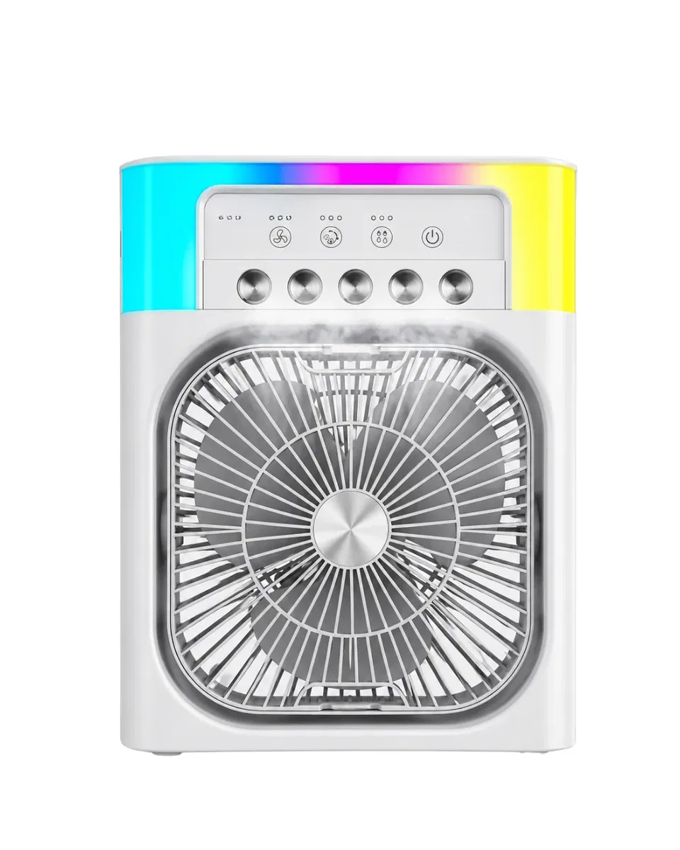 Su Buharlı Mini Klima Fan RGB Işıklı Taşınabilir Serinletici görsel 5