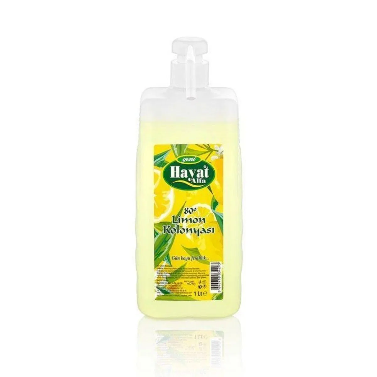 1 L Pompalı Limon Kolonyası görsel 2