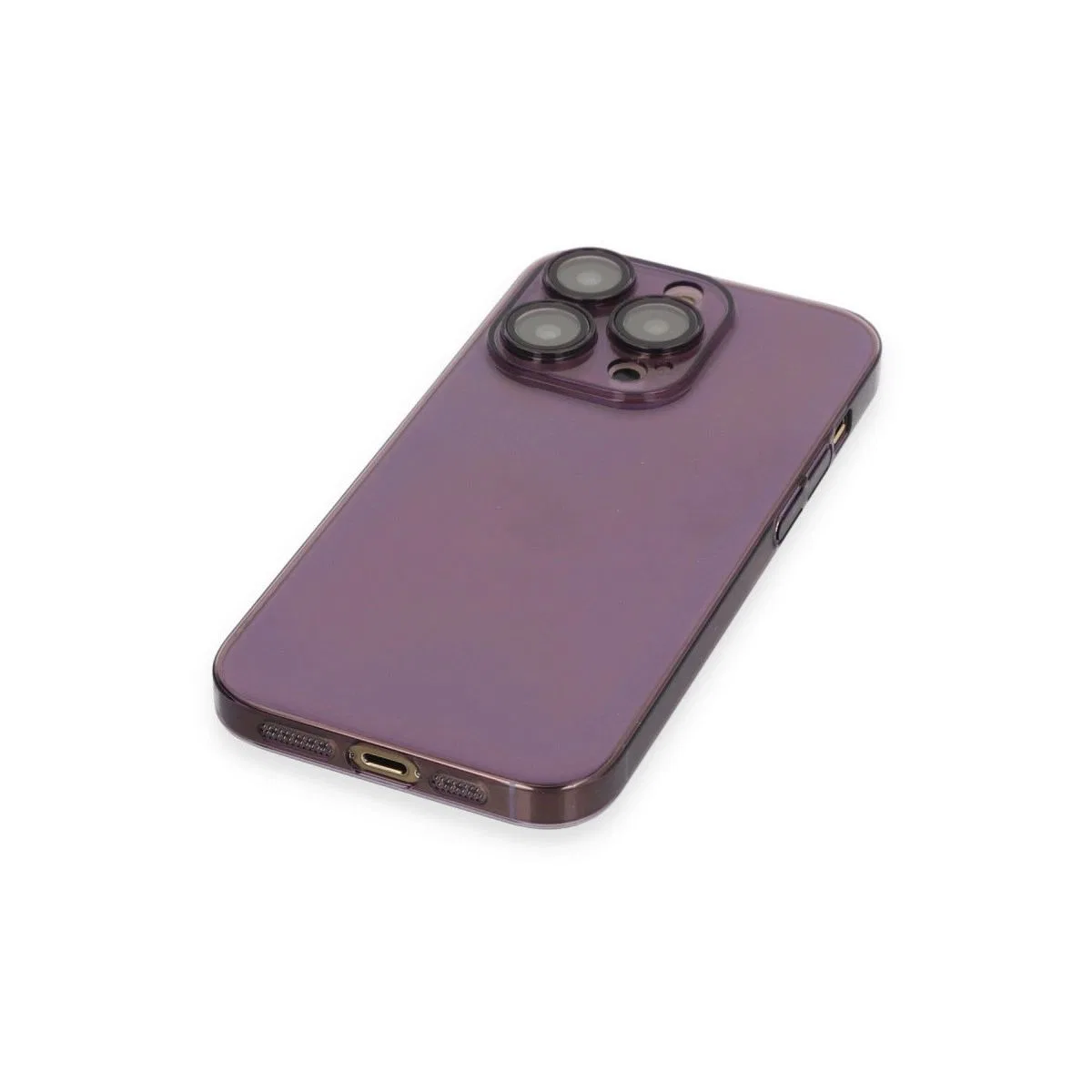 Apple İphone 13 Pro Max Kılıf Armada Lensli Kapak - Derin Mor görsel 4