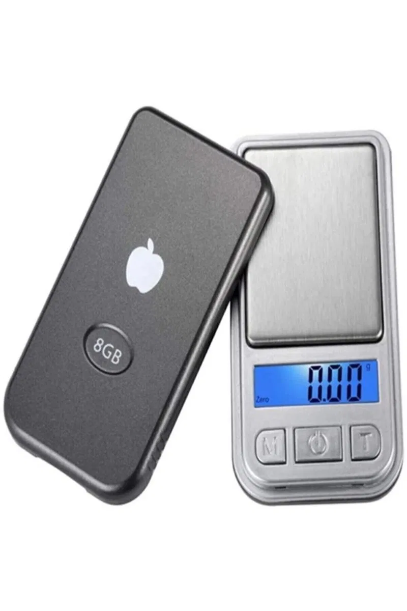 Apple Ipod Görünümlü Hassas Cep Terazisi Tartı 200 G Kapasite 0. 01 Hassasiyet