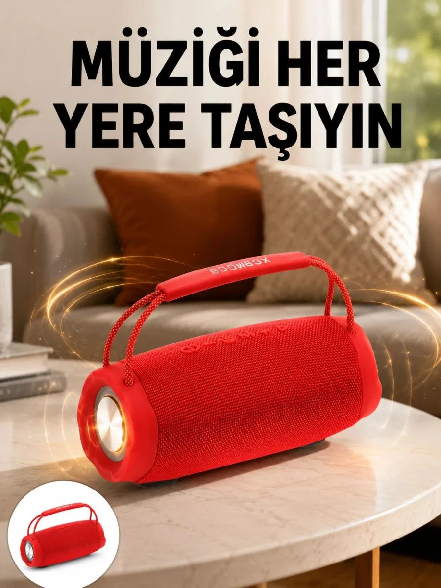 Ipx6 Su Geçirmez Bluetooth 5. 1 Taşınabilir Hoparlör Çift 10w Yeni Nesil