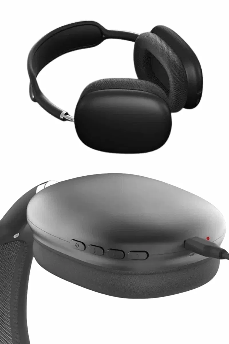 Kulak Üstü Kablosuz Bluetooth Kulaklık Yumuşak Süngerli SD Kart Girişli görsel 5