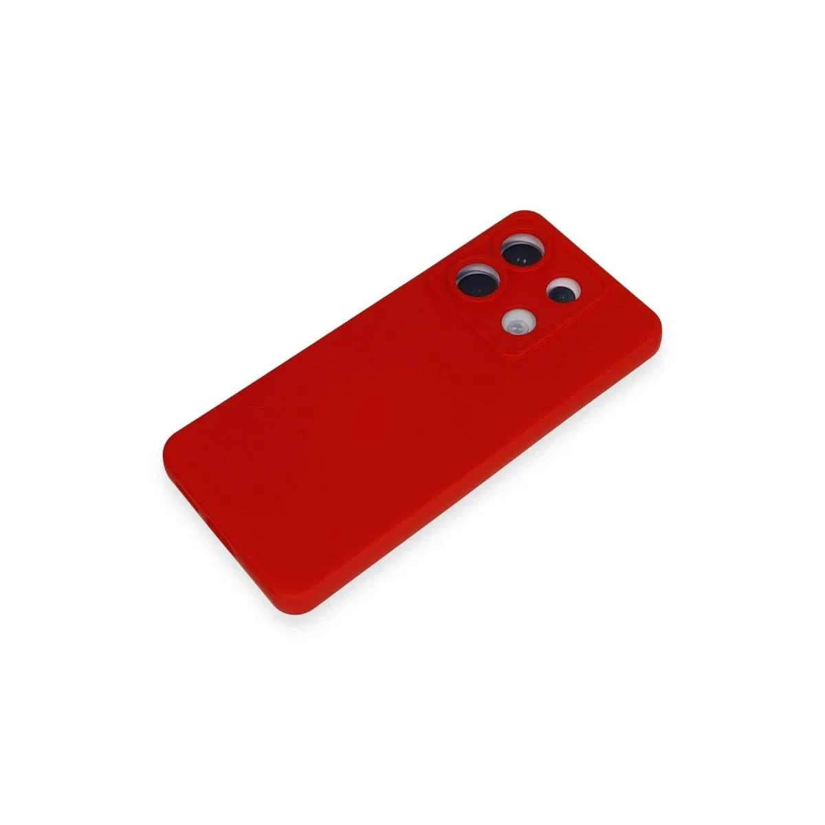 Xiaomi Redmi Note 13 Pro 5g Kılıf Nano İçi Kadife Silikon - Kırmızı görsel 4