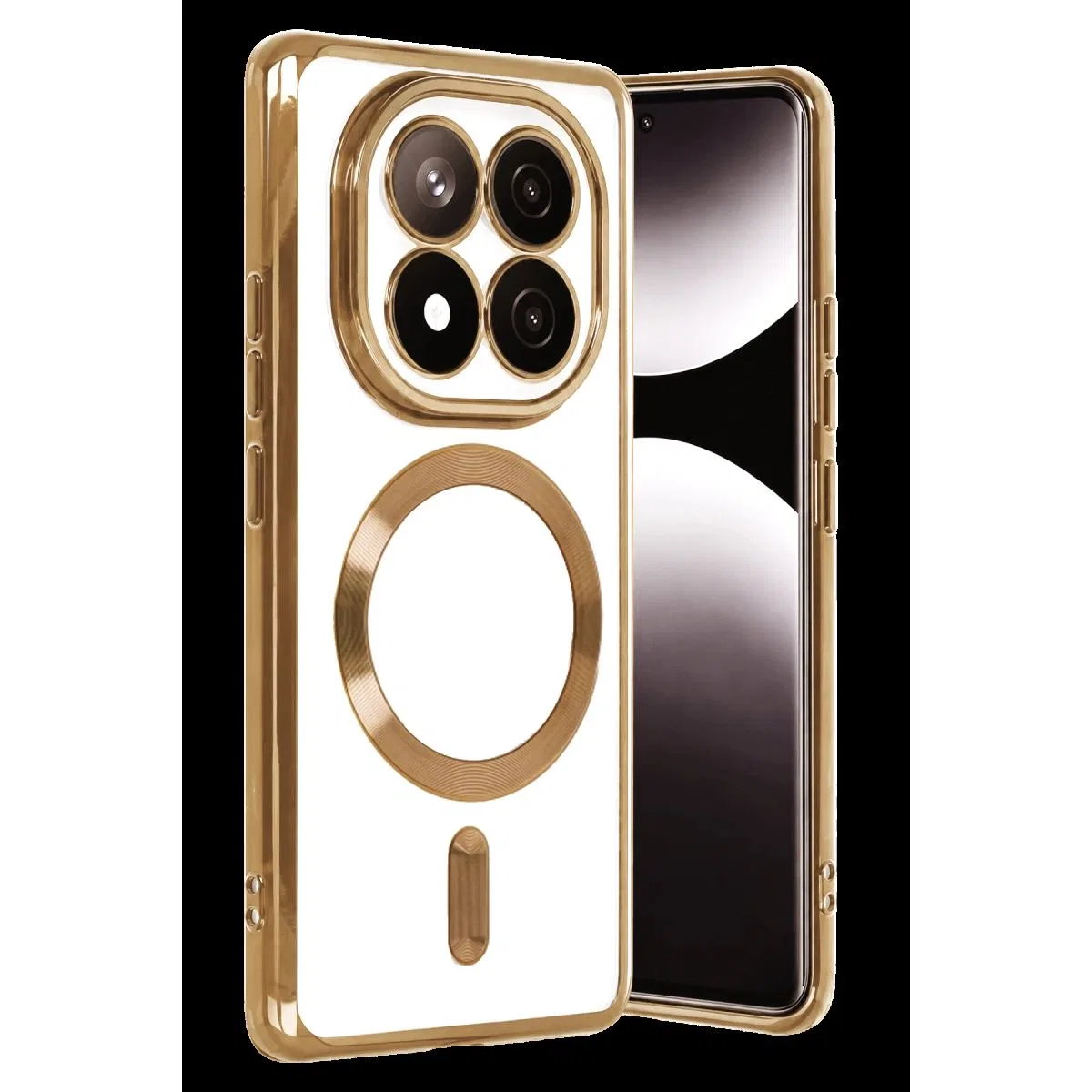Xiaomi Redmi Note 15 Pro Plus 5g Kross Magneticsafe Kapak - Gold