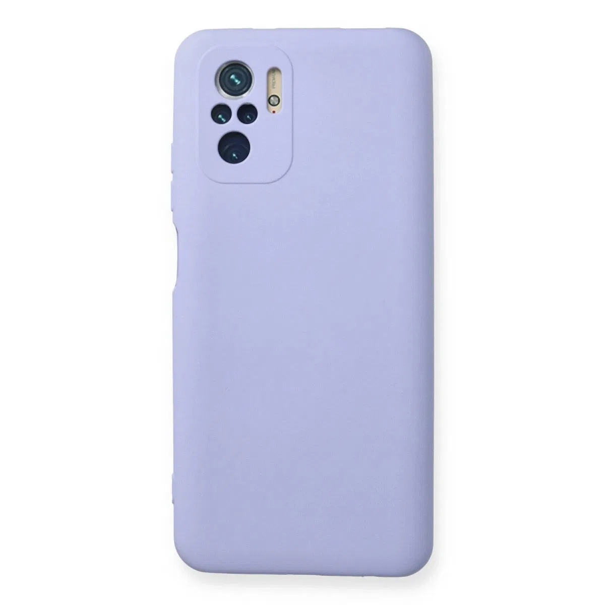 Xiaomi Redmi Note 10 Kılıf Nano İçi Kadife Silikon - Lila