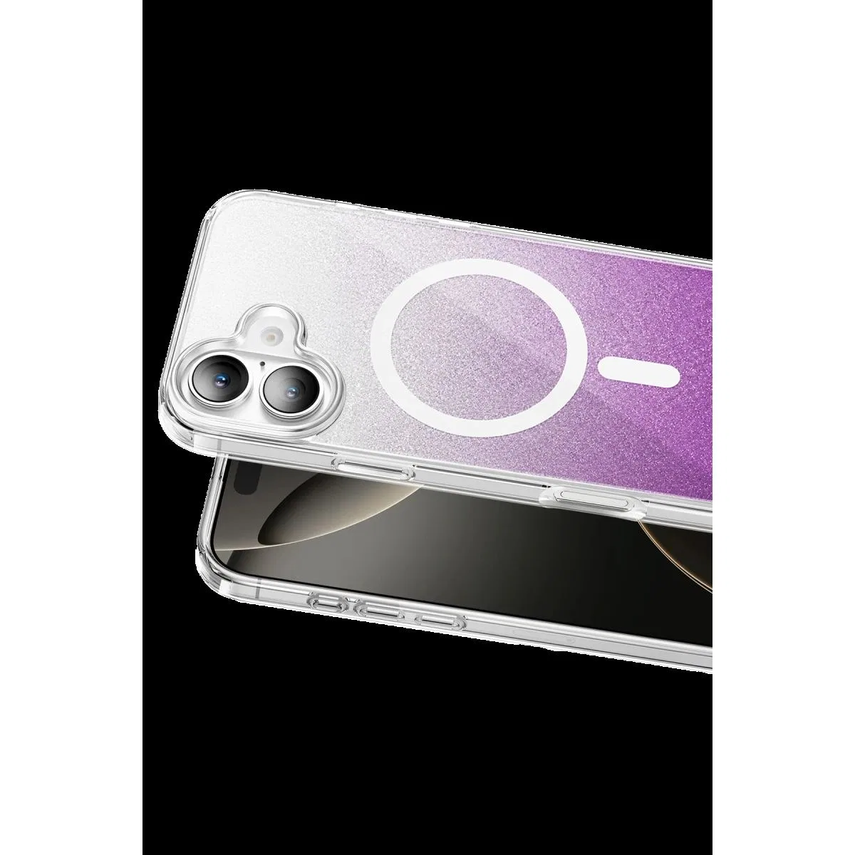 Onegif Apple İphone 17 Sora Simli Magsafe Kapak - Mor görsel 2