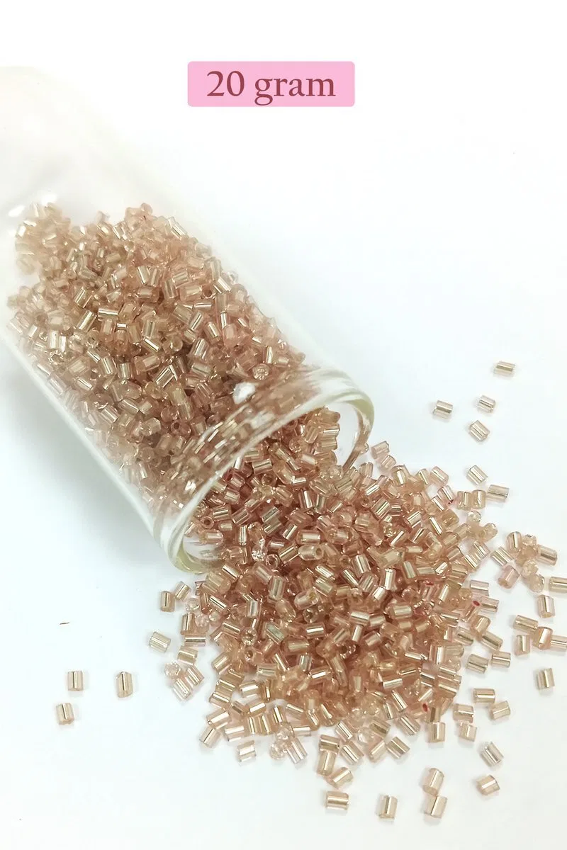 Kesme Cam Boncuk 2mm - 4 Renk - Toplam 80 Gram - BNC442 görsel 5