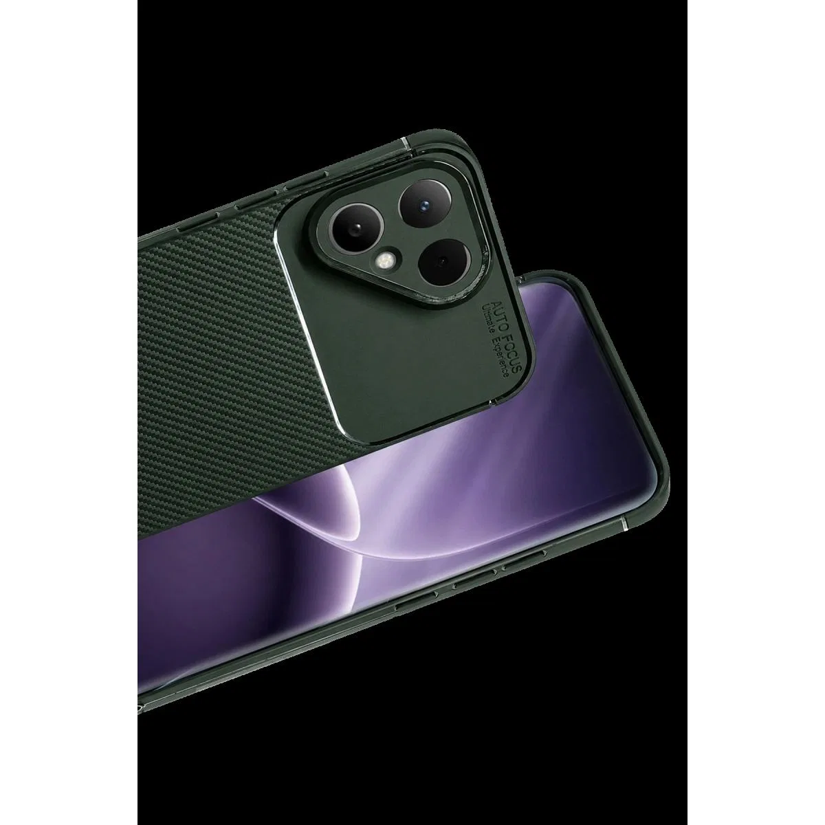 Tecno Pova Curve 2 5g Auto Focus Karbon Kapak - Koyu Yeşil görsel 2