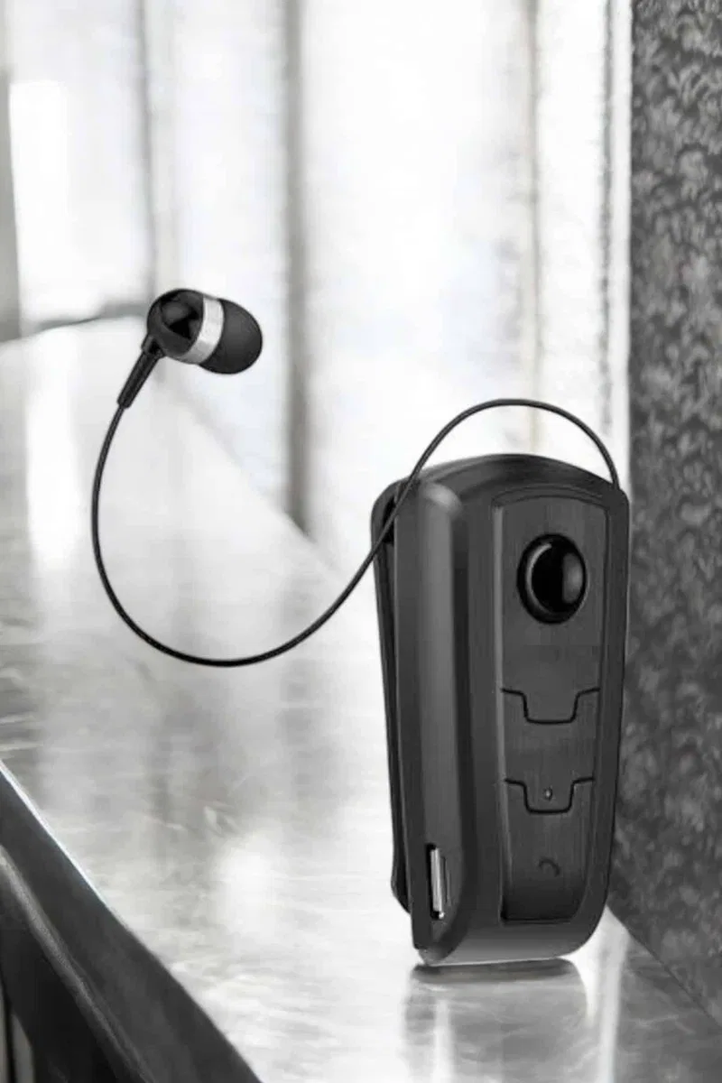 Makaralı Bluetooth Kulaklık Kulak İçi Android iOS Uyumlu Titreşimli görsel 4