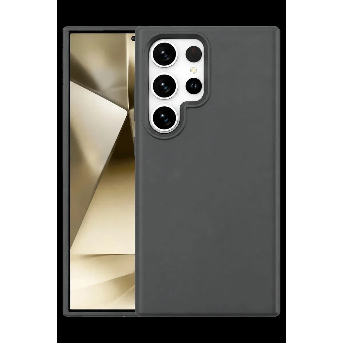 Newface Samsung Galaxy S24 Ultra Kılıf First Silikon - Gri