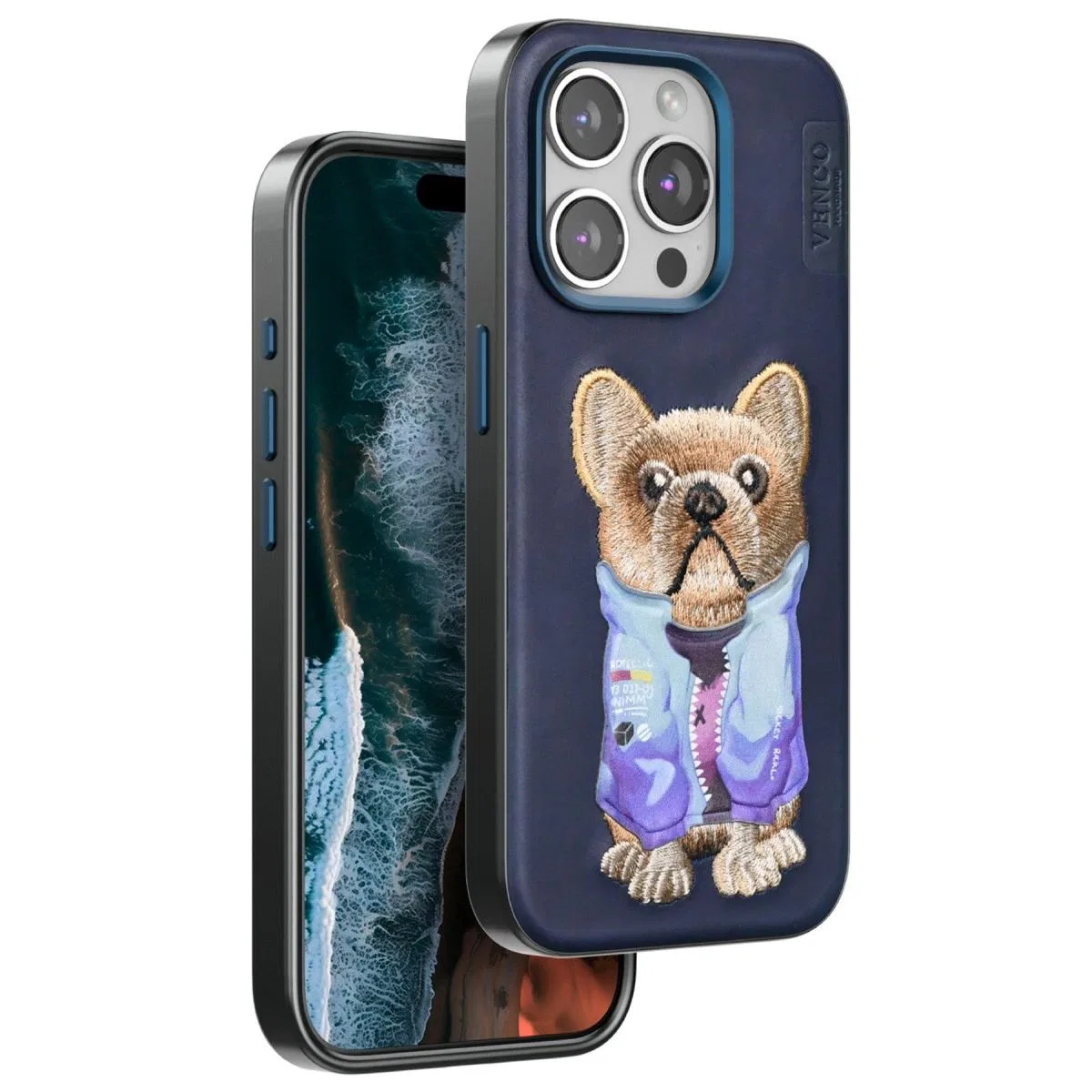 Venco Apple İphone 15 Pro Max Cute Desenli Kapak - Lacivert görsel 2