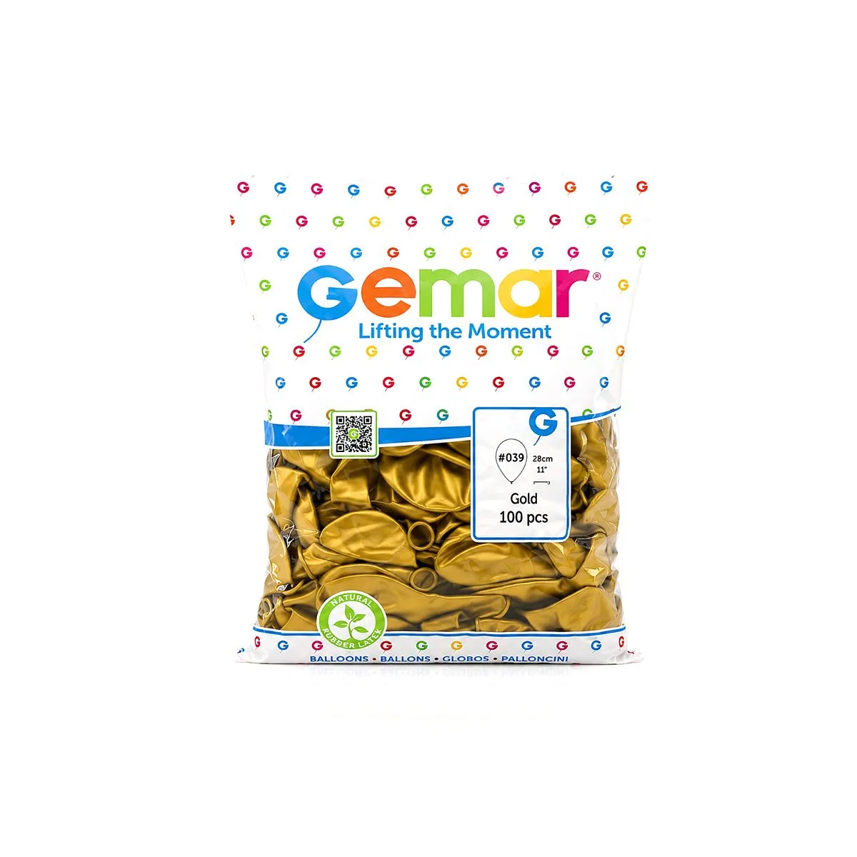 Metalik Gold Balon 100'lü görsel 2
