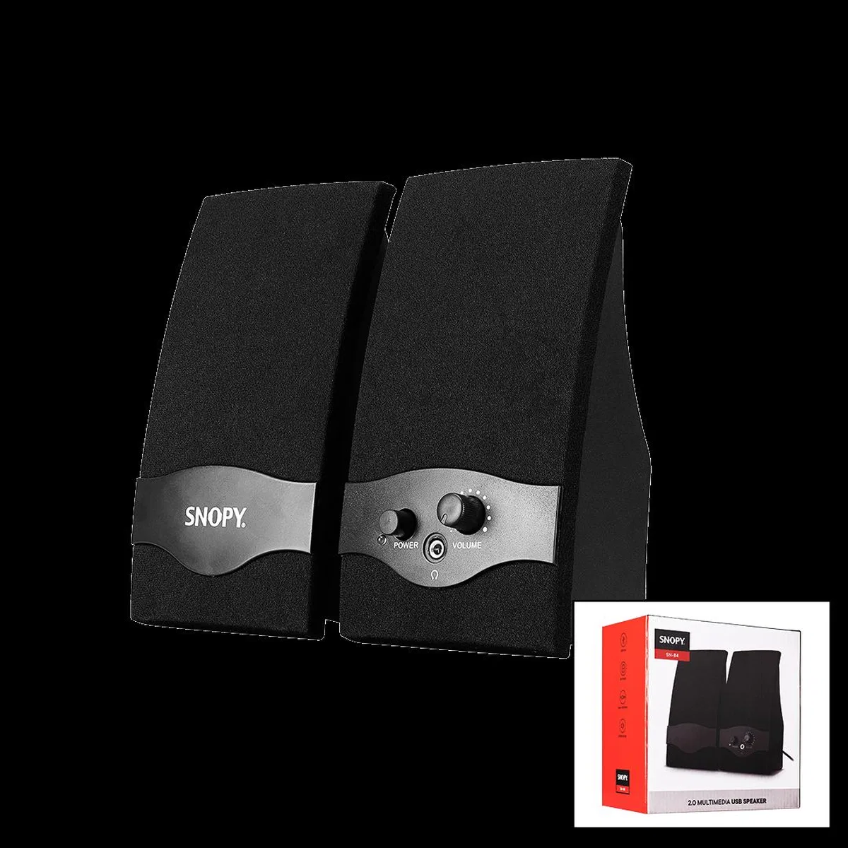 USB 2. 0 Multimedya Hoparlör Seti 1+1 görsel 2