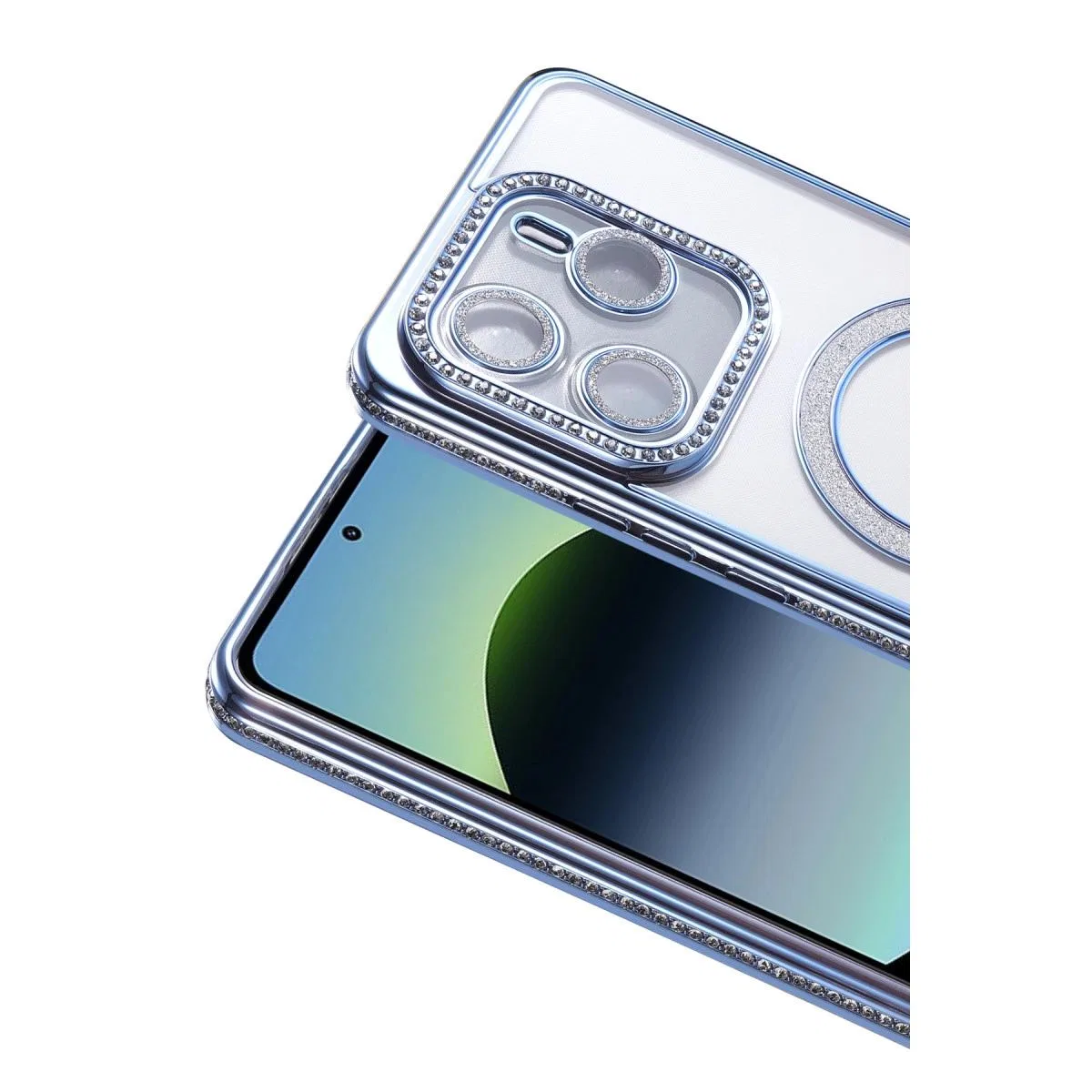 Xiaomi Redmi Note 14 4g Joke Simli Magneticsafe Kılıf - Mavi görsel 2