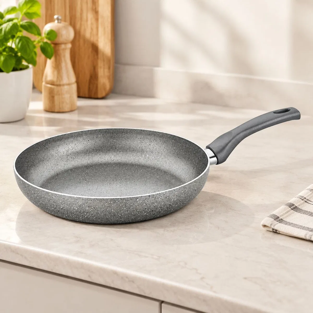 Granit Tava 26 cm Tek Saplı