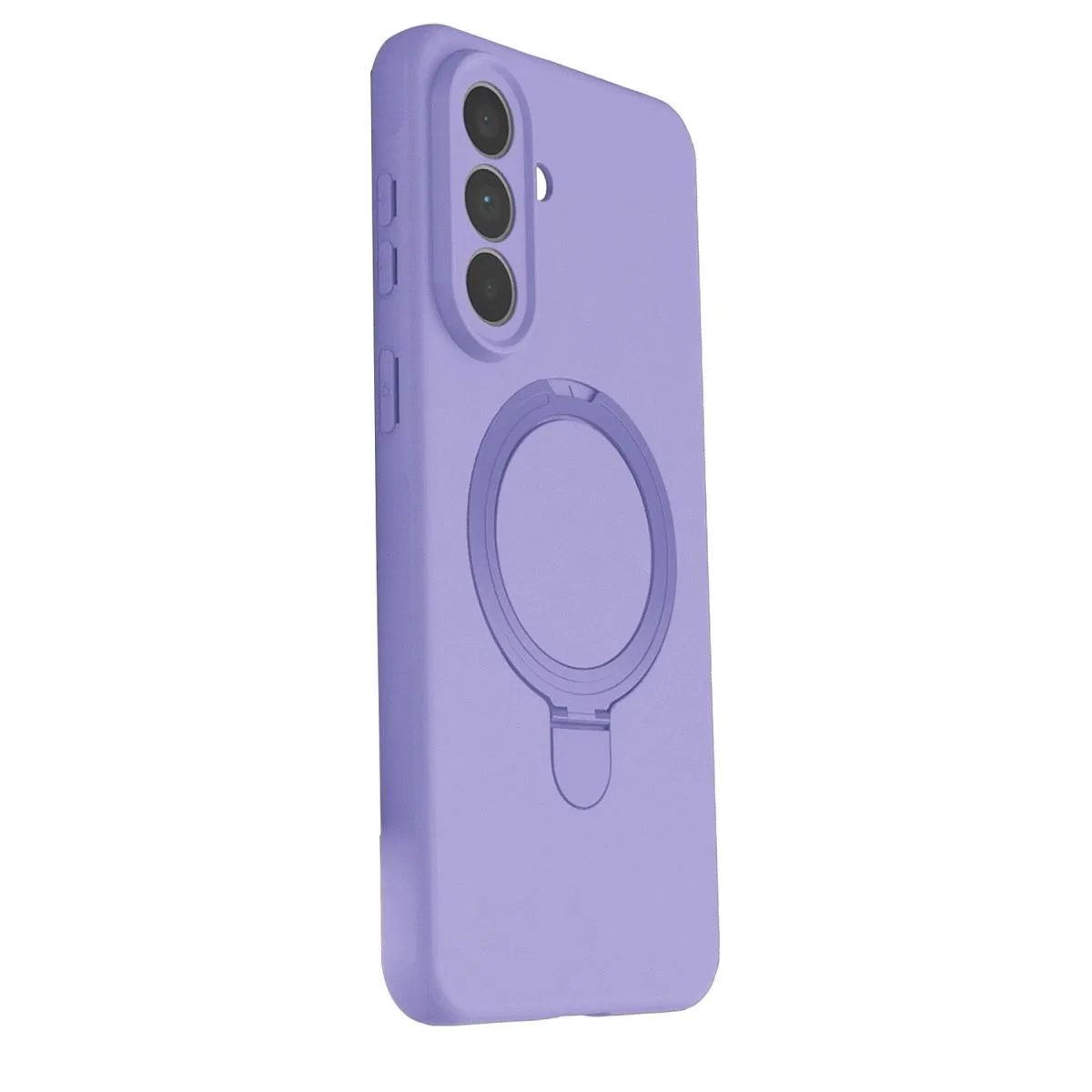 Samsung Galaxy A57 5g Regal Magsafe Standlı Kapak - Lila görsel 3