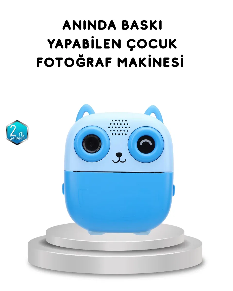 48MP Termal Baskılı Çocuk Dijital Kamera 1080P Video 2. 4'' Ekran 6X Zoom