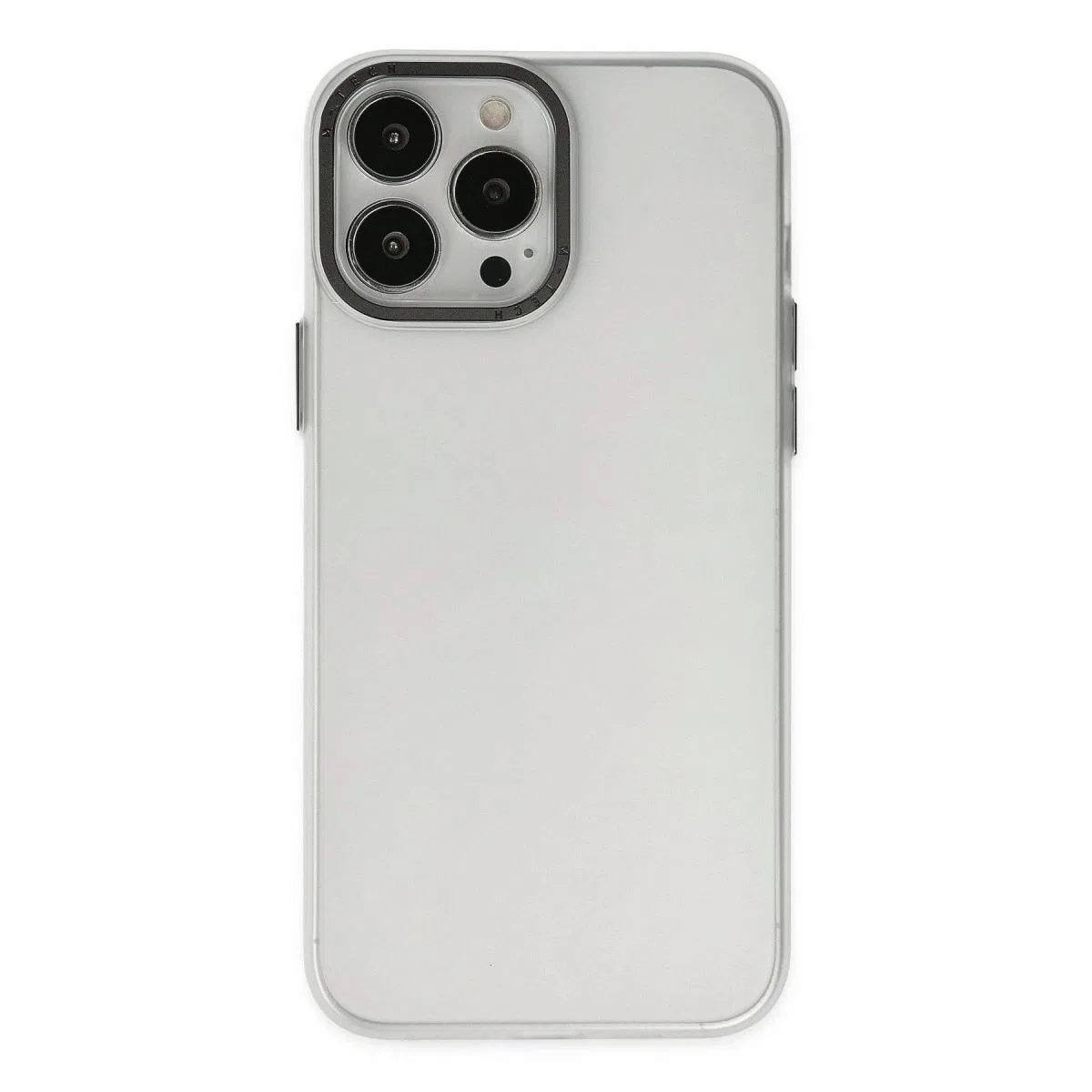 Apple İphone 13 Pro Max Kılıf Modos Metal Kapak - Şeffaf