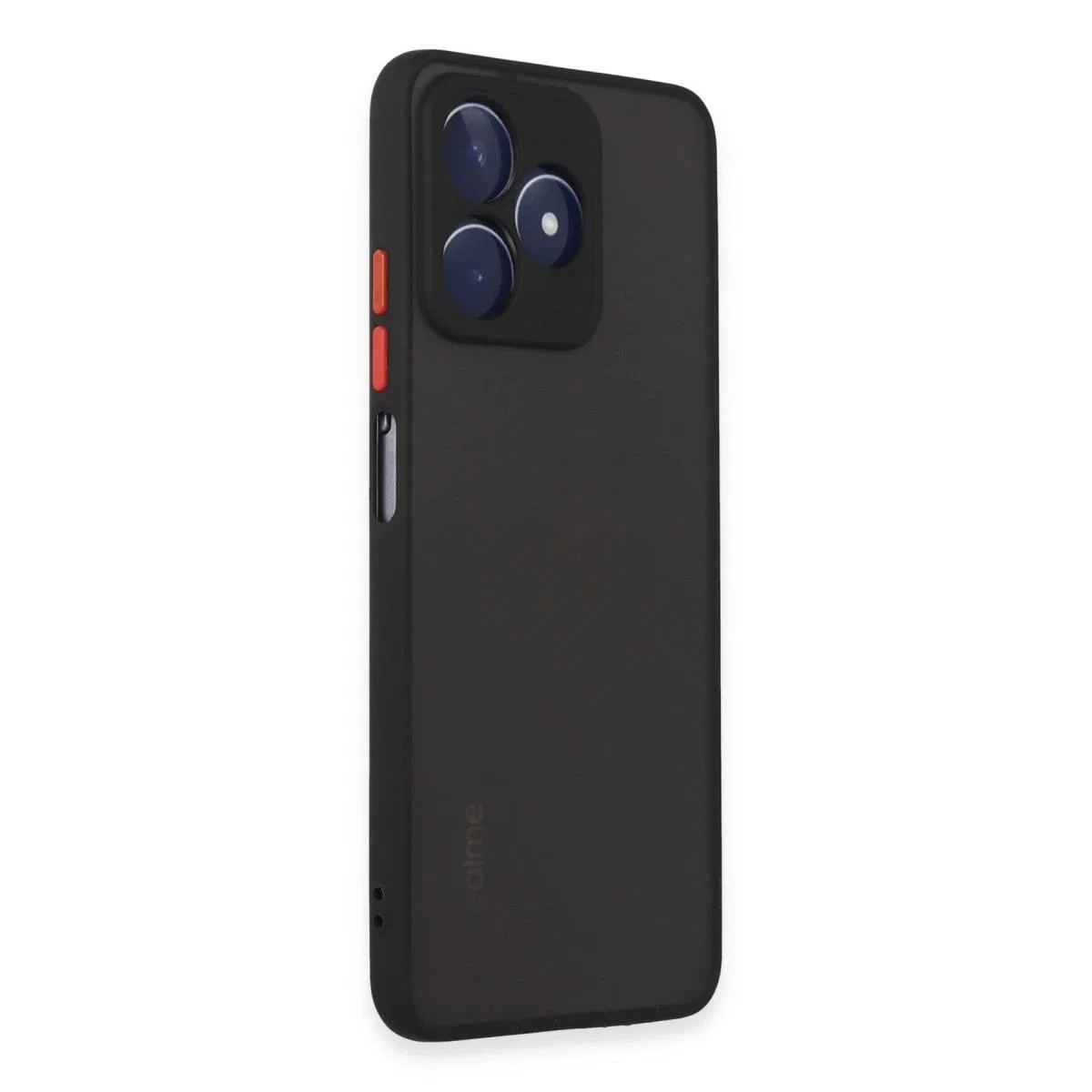 Realme C53 Kılıf Montreal Silikon Kapak - Siyah görsel 2