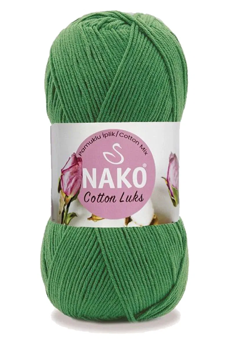 5 Adet Cotton Lüks Yelek Tunik Kazak Bluz Hırka İpi Yünü Yeşil 97576 görsel 2