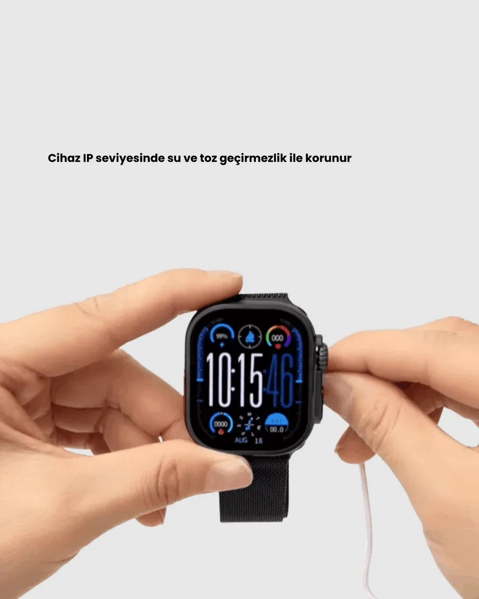AMOLED Akıllı Saat 49mm Bluetooth Arama Spor ve Sağlık Yeni Nesil görsel 4