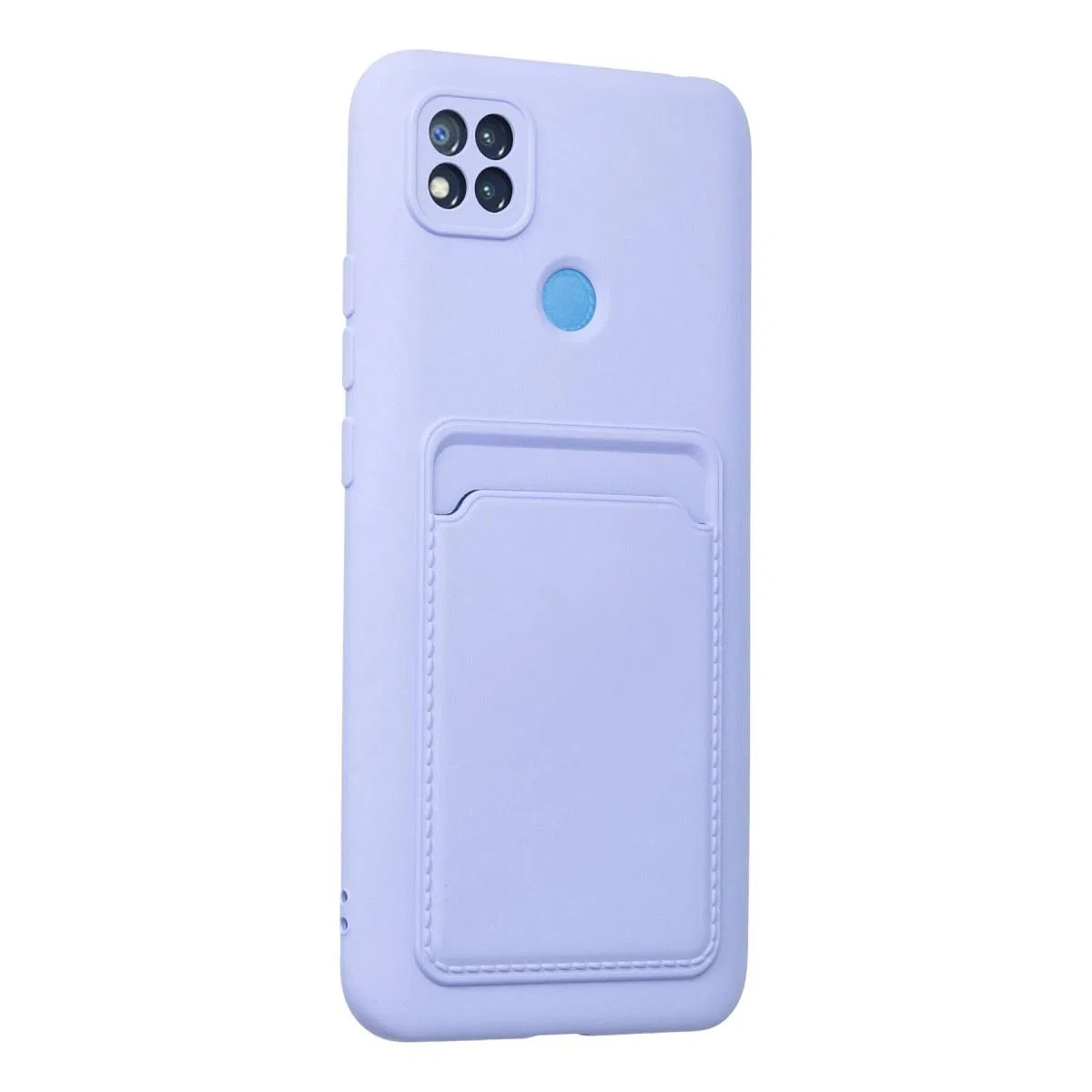 Xiaomi Redmi 9c Kılıf Kelvin Kartvizitli Silikon - Lila görsel 2