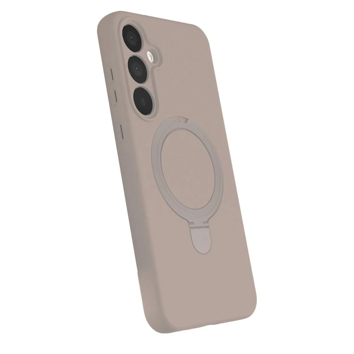 Samsung Galaxy A25 5g Regal Magsafe Standlı Kapak - Çöl Titanyum görsel 2