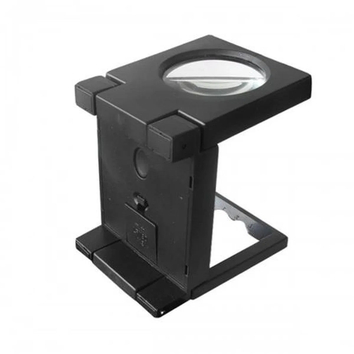Katlanır Plastık, led Işıklı Test Cıhazı Büyüteç 2. 5x90mm görsel 3