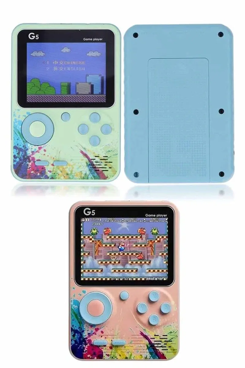 3. 5 İnç Klasik Retro LCD Ekran 500 Oyunlu Oyun Konsolu Taşınabilir görsel 4