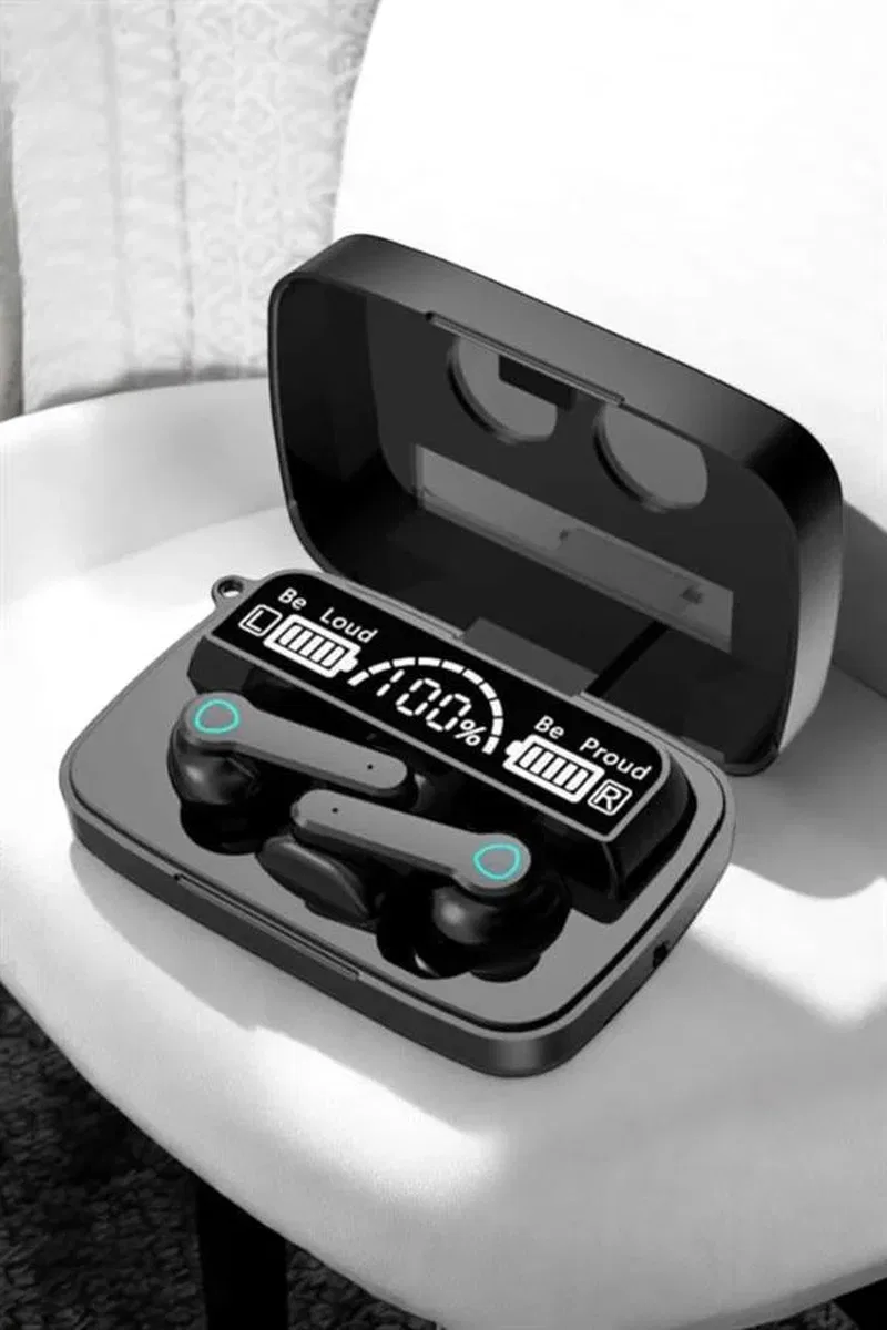 Bluetooth Kulaklık Dijital Göstergeli Kablosuz Uzun Pil Ömrü görsel 5