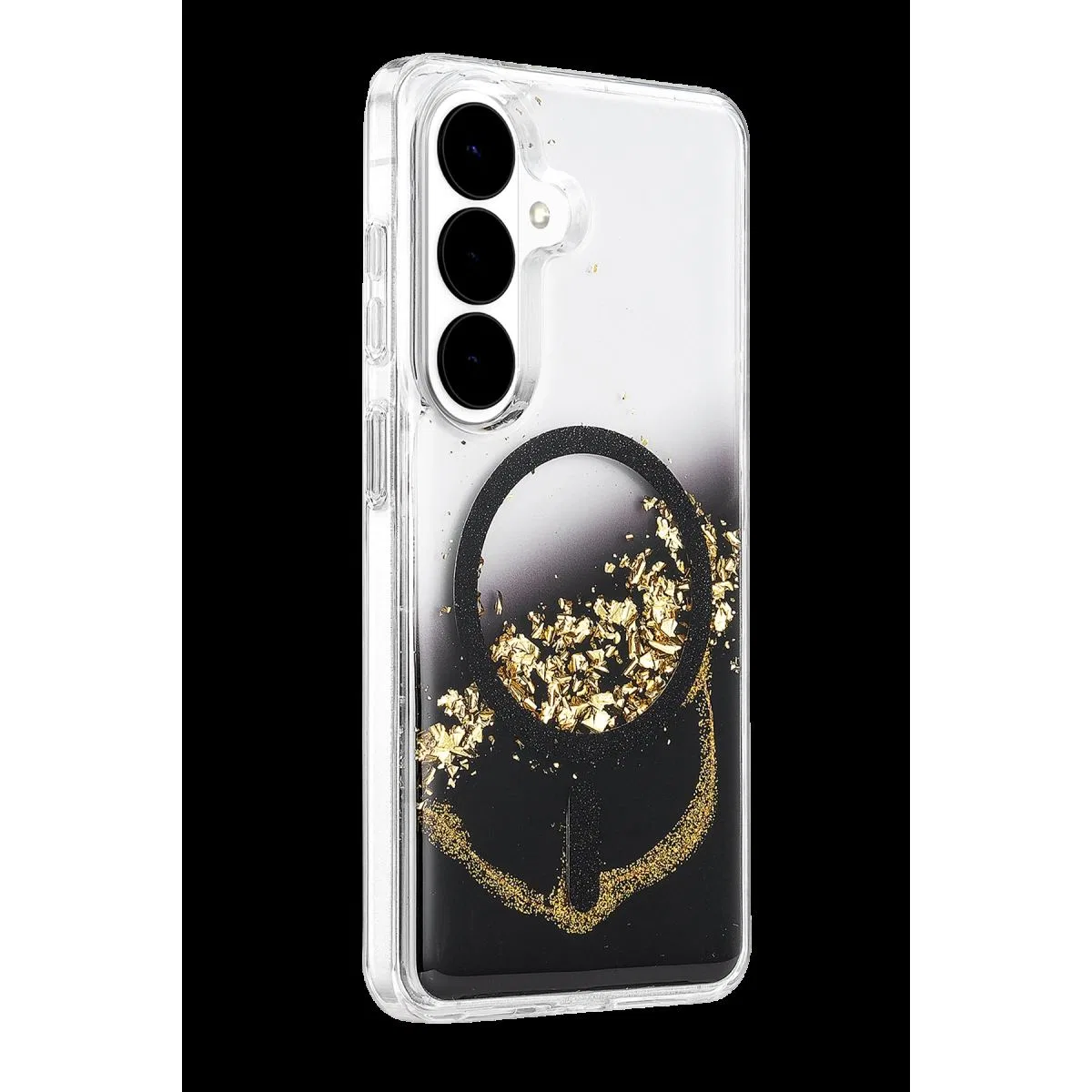 Onegif Samsung Galaxy S26 Lotus Simli Magsafe Kapak - Siyah görsel 2