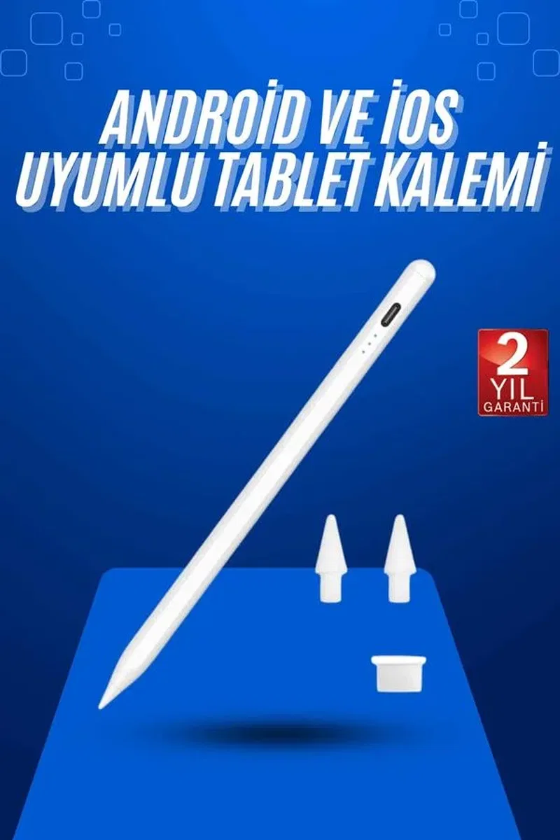 Dokunmatik Kalem Tablet Kalemi Çizim Stylus Kalem Yedek Uçlu görsel 2