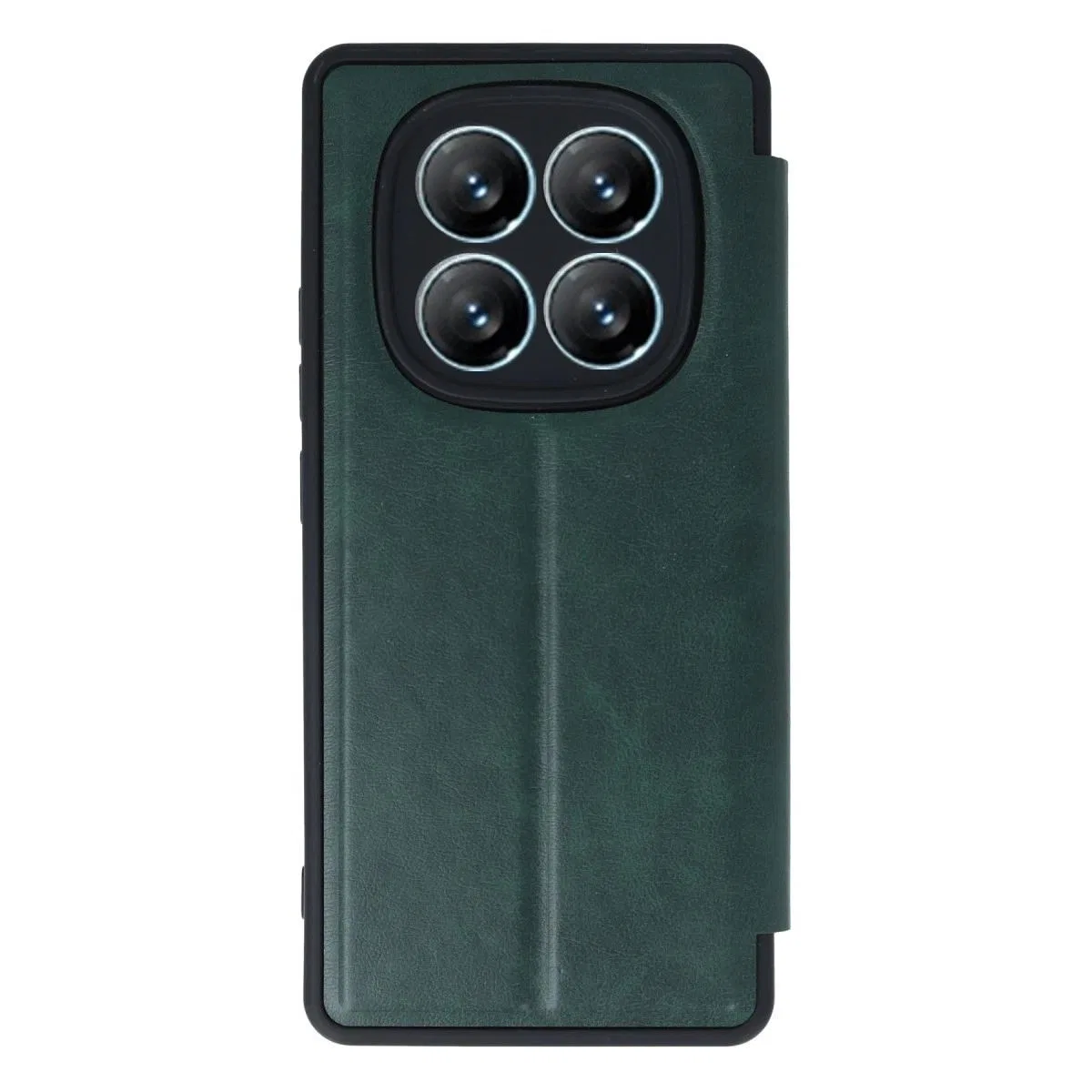 Xiaomi Redmi Note 14 Pro 5g Kılıf Flip Cover - Koyu Yeşil görsel 2