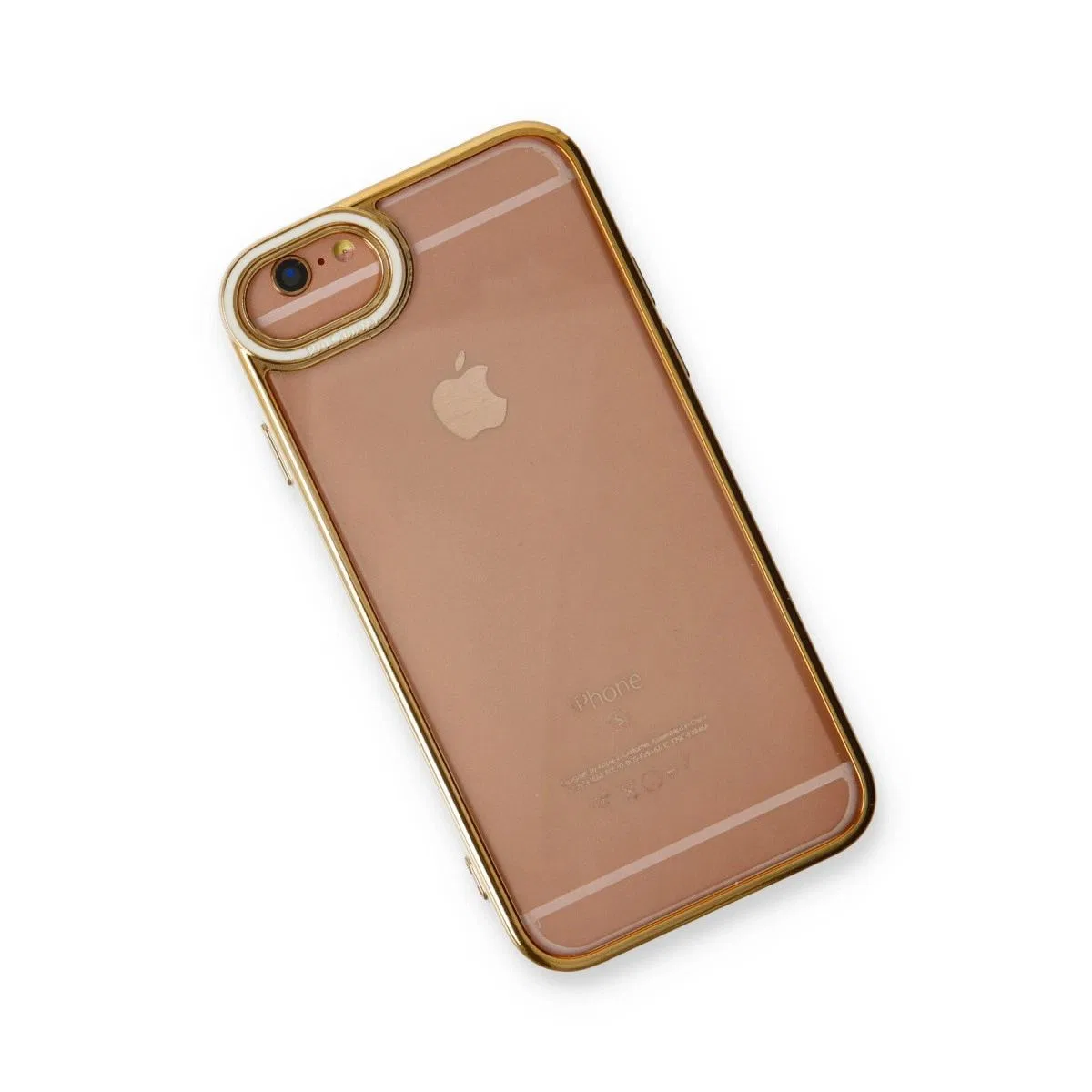 Apple İphone 6 Kılıf Liva Lens Silikon - Beyaz görsel 3
