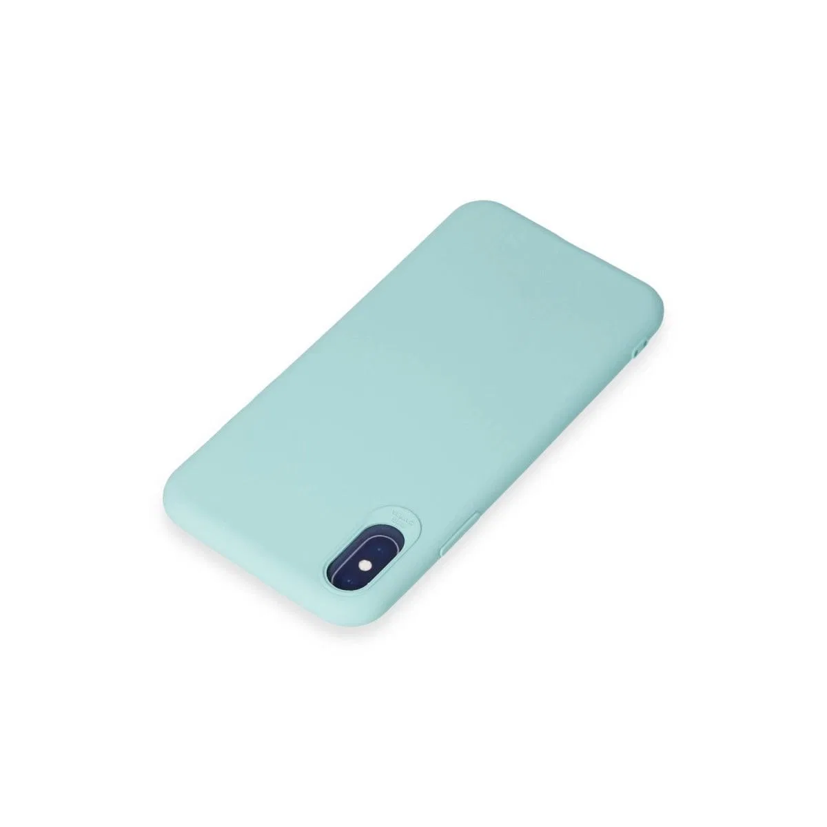 Apple İphone X Kılıf First Silikon - Turkuaz görsel 3