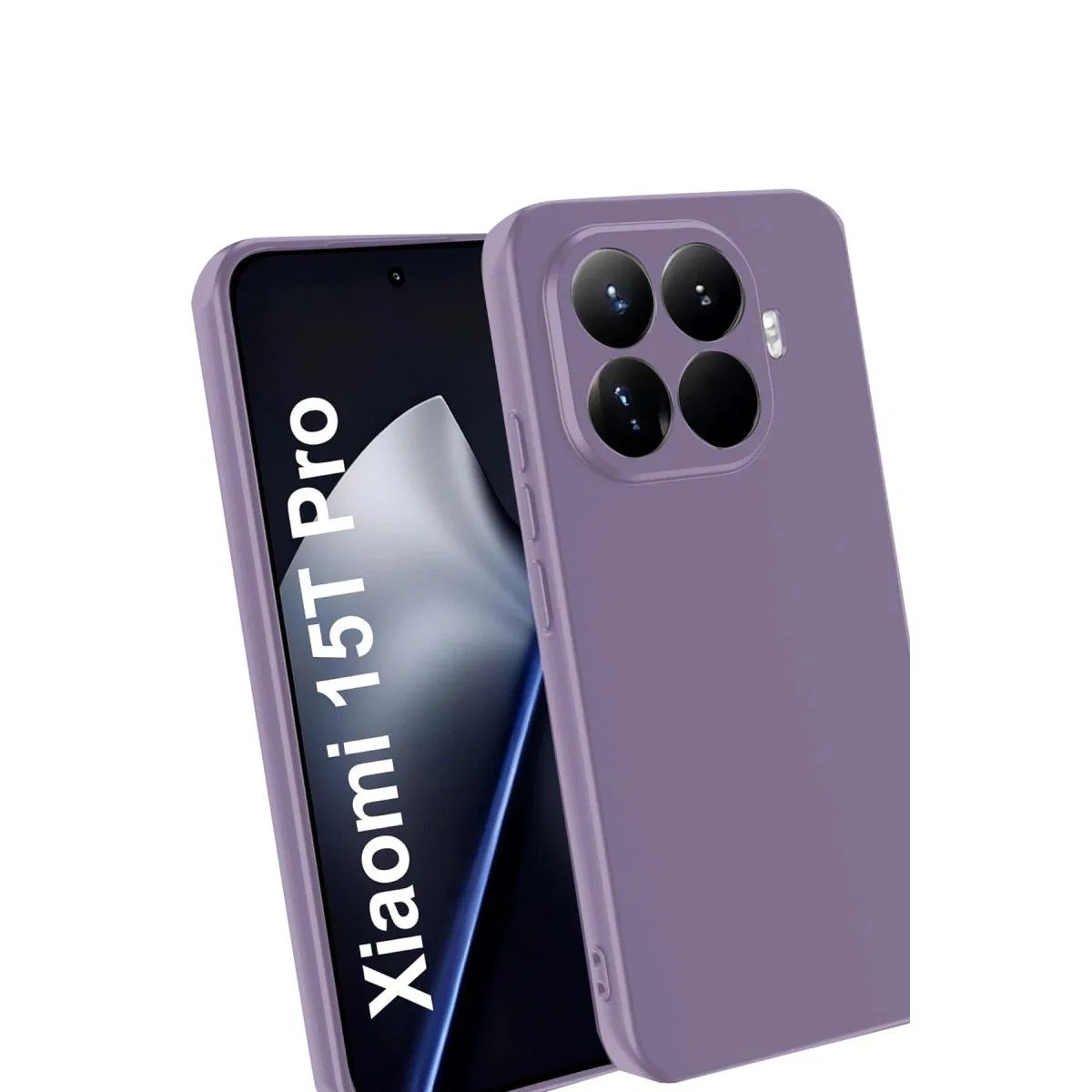 Xiaomi Mi 15t Pro First Silikon - Lila görsel 3