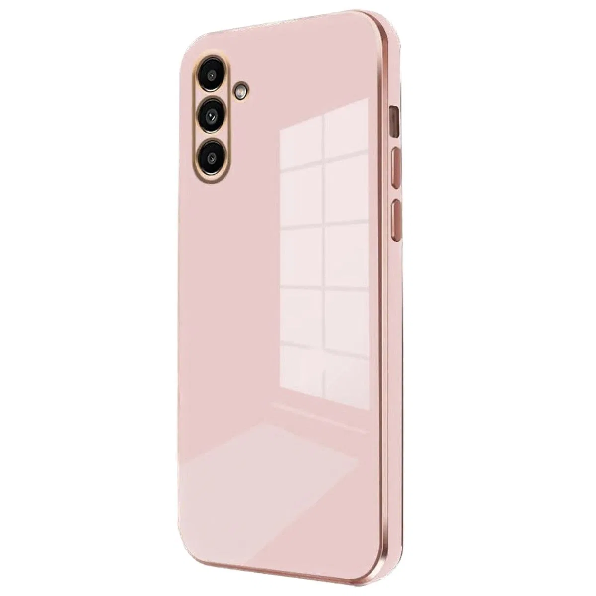 Samsung Galaxy A55 5g Kılıf Volet Silikon - Pembe