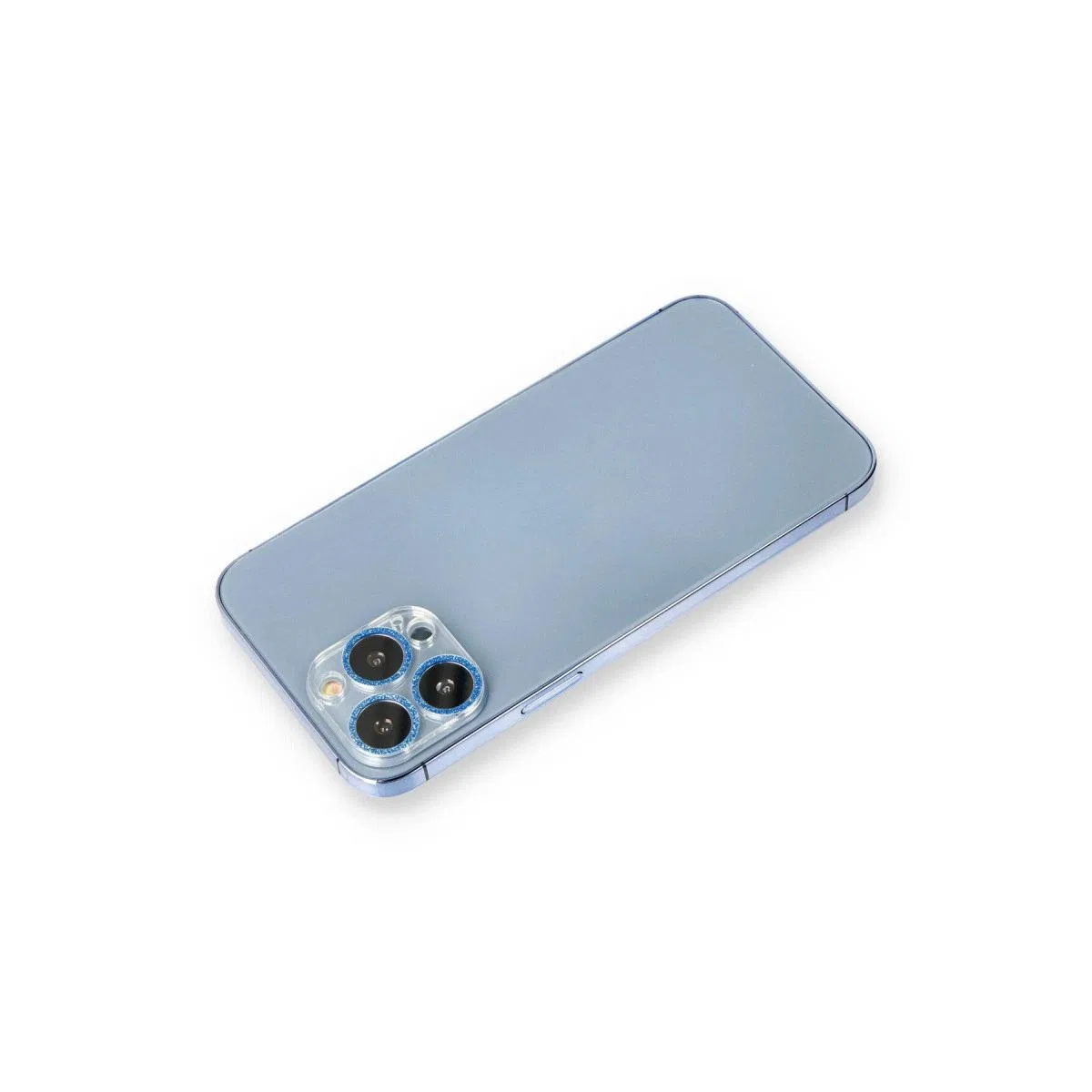Apple İphone 12 Pro Max Shine Kamera Lens Koruma Cam - Mavi