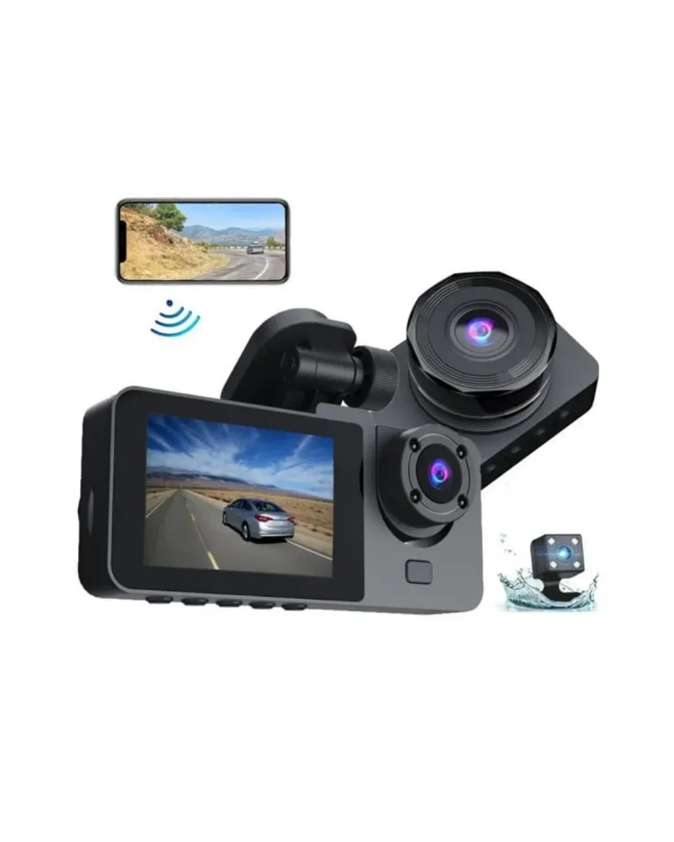 Gelişmiş G-Sensörlü Üçlü Araç Kamerası – 5” LCD Ekran ve Hareket Algılama görsel 5
